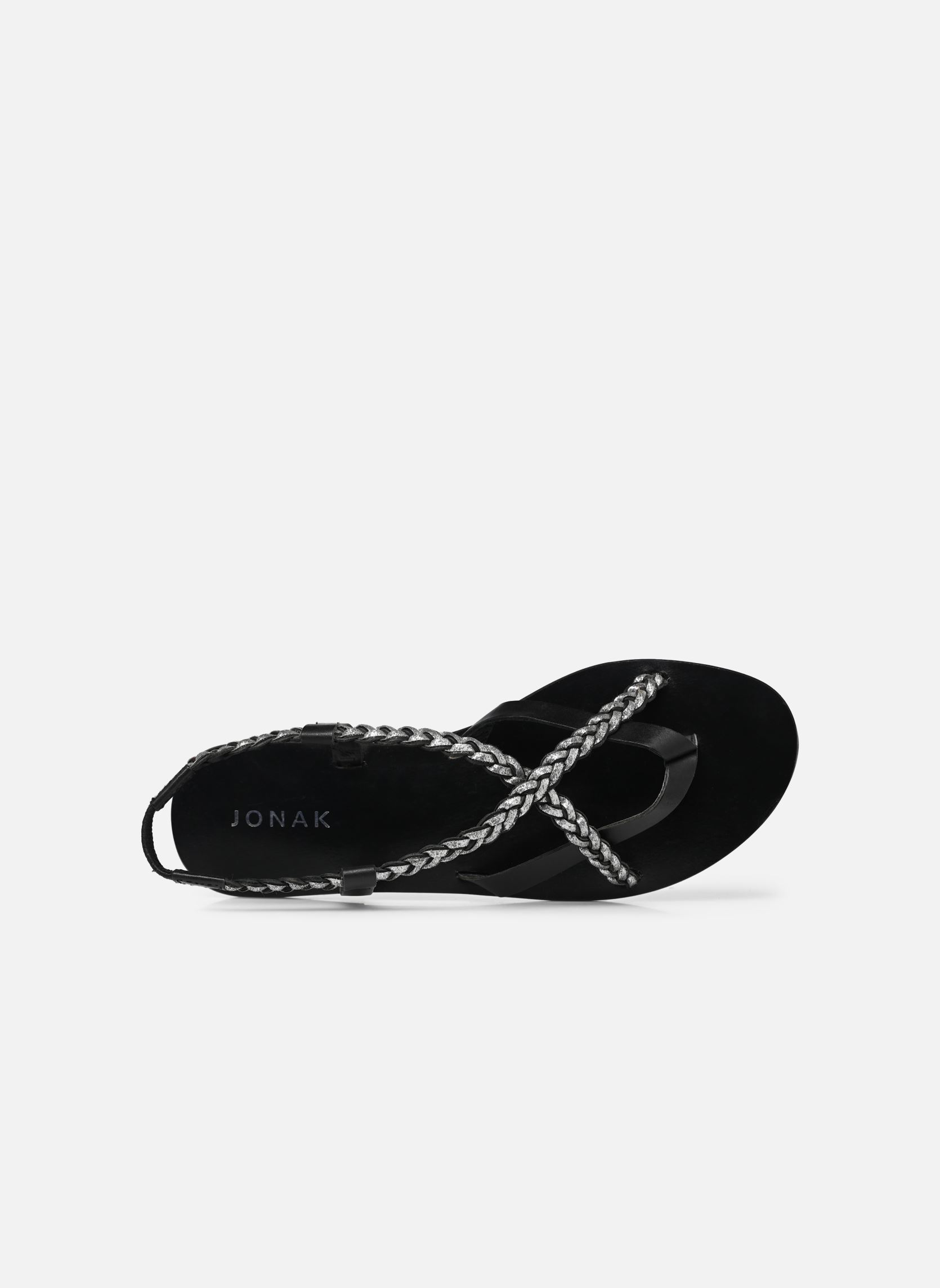 Sandales WARREN femme noir Jonak Sandales WARREN femme noir Noir/ Argent