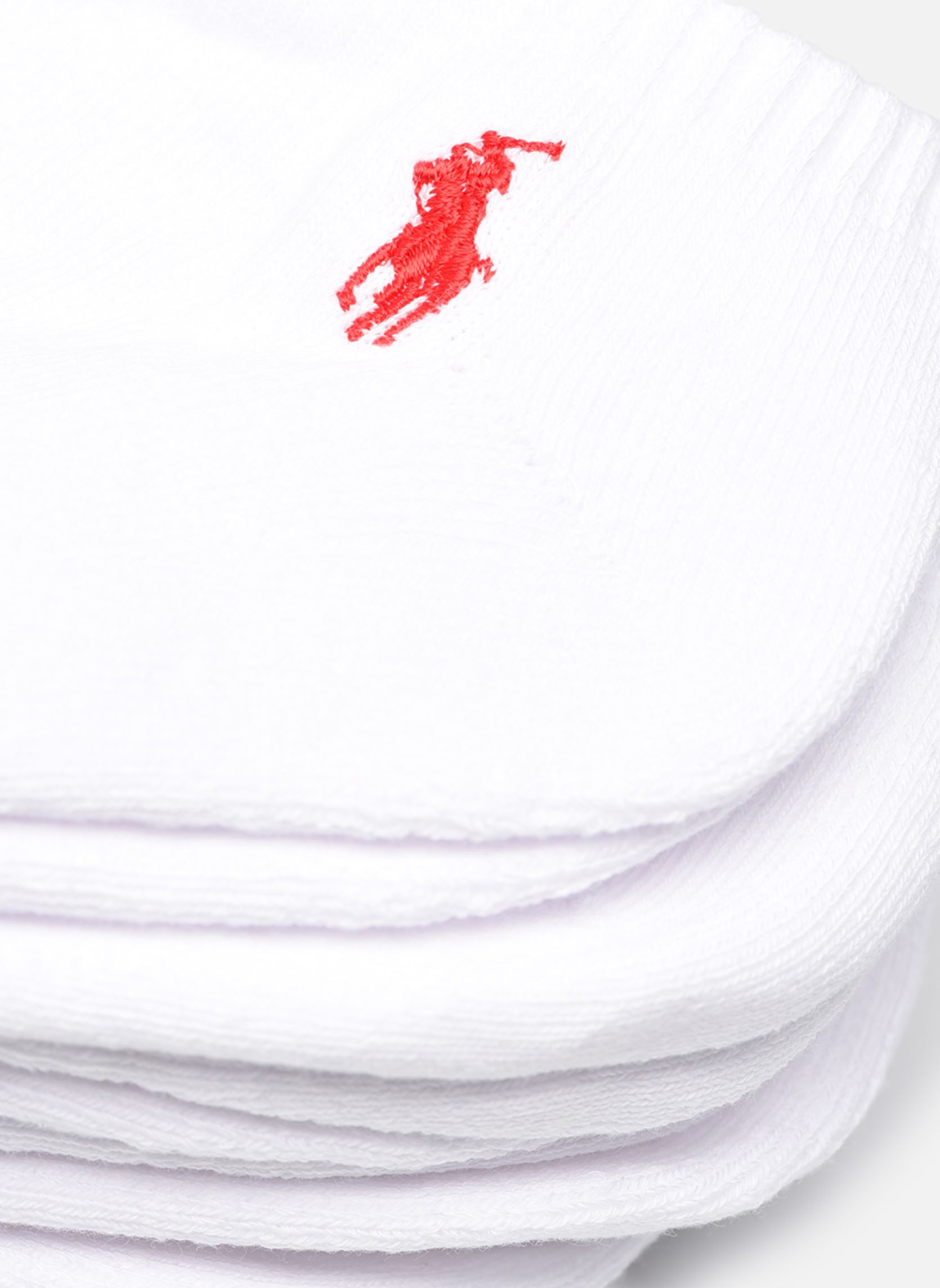 Socquettes Lot De 6 Paires De Chaussettes Basses homme blanc Polo Ralph Lauren Socquettes Lot De 6 Paires De Chaussettes Basses homme blanc WHITE COLORED PP