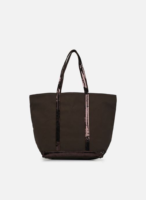 Vanessa Bruno Grote winkelzak Cabas L Porte Epaule En Toile Coton Et P dames bruin