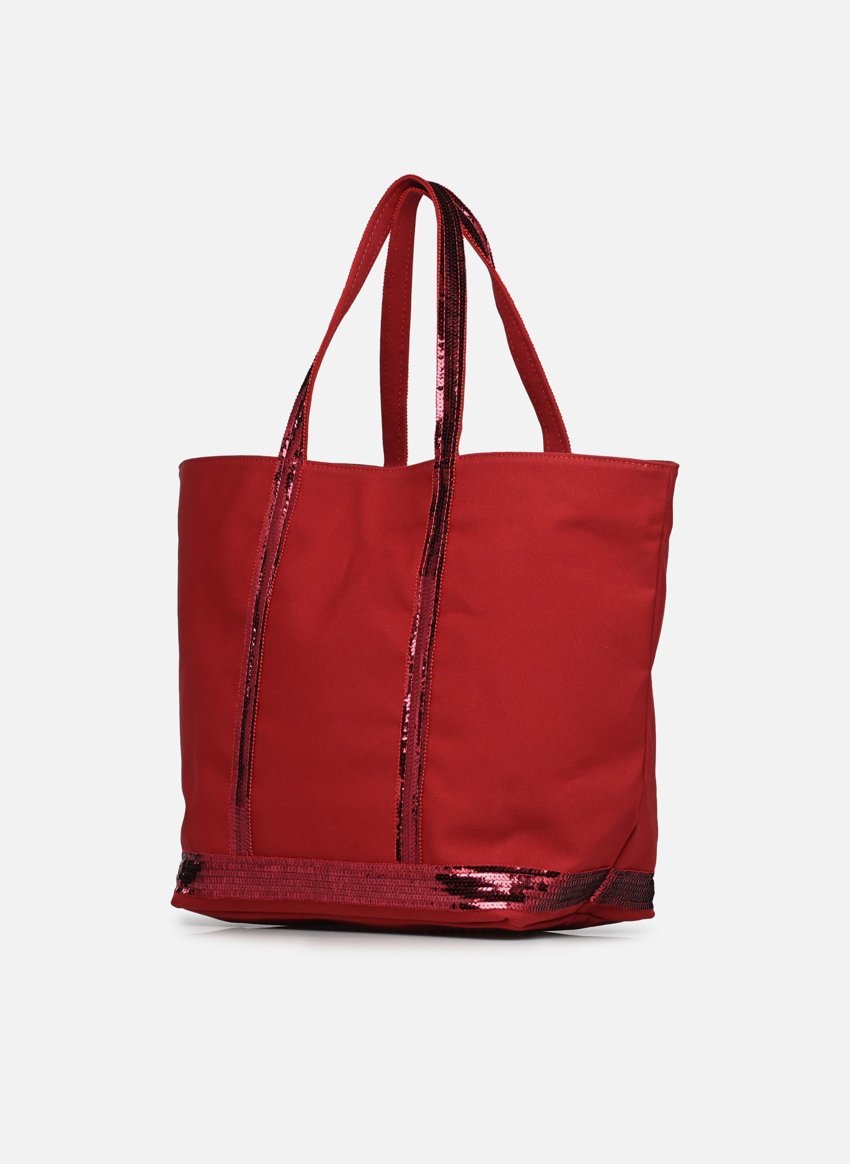 Grote winkelzak Cabas L Porte Epaule En Toile Coton Et P dames rood Vanessa Bruno Grote winkelzak Cabas L Porte Epaule En Toile Coton Et P dames rood GOJI