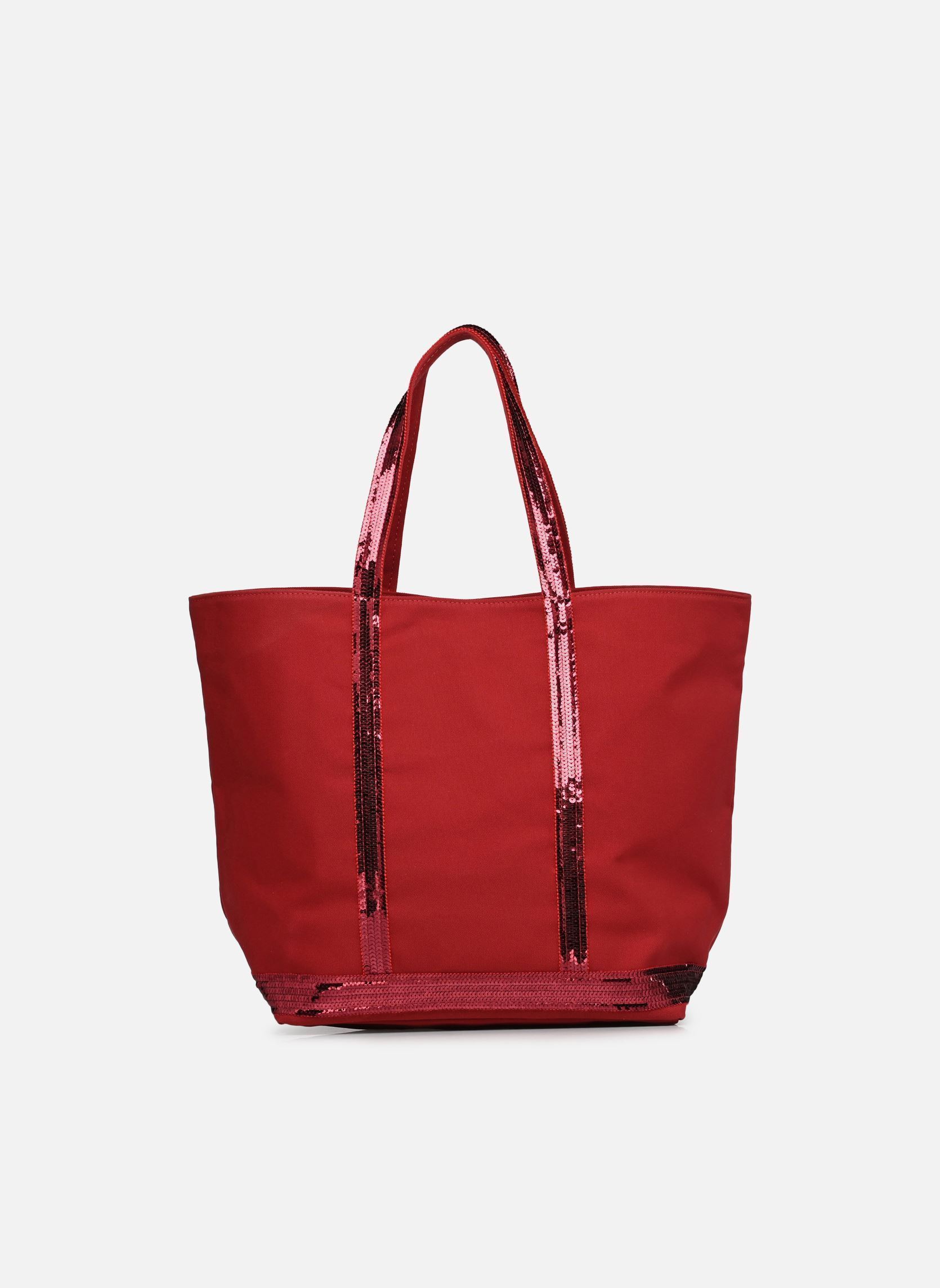 Grote winkelzak Cabas L Porte Epaule En Toile Coton Et P dames rood Vanessa Bruno Grote winkelzak Cabas L Porte Epaule En Toile Coton Et P dames rood GOJI