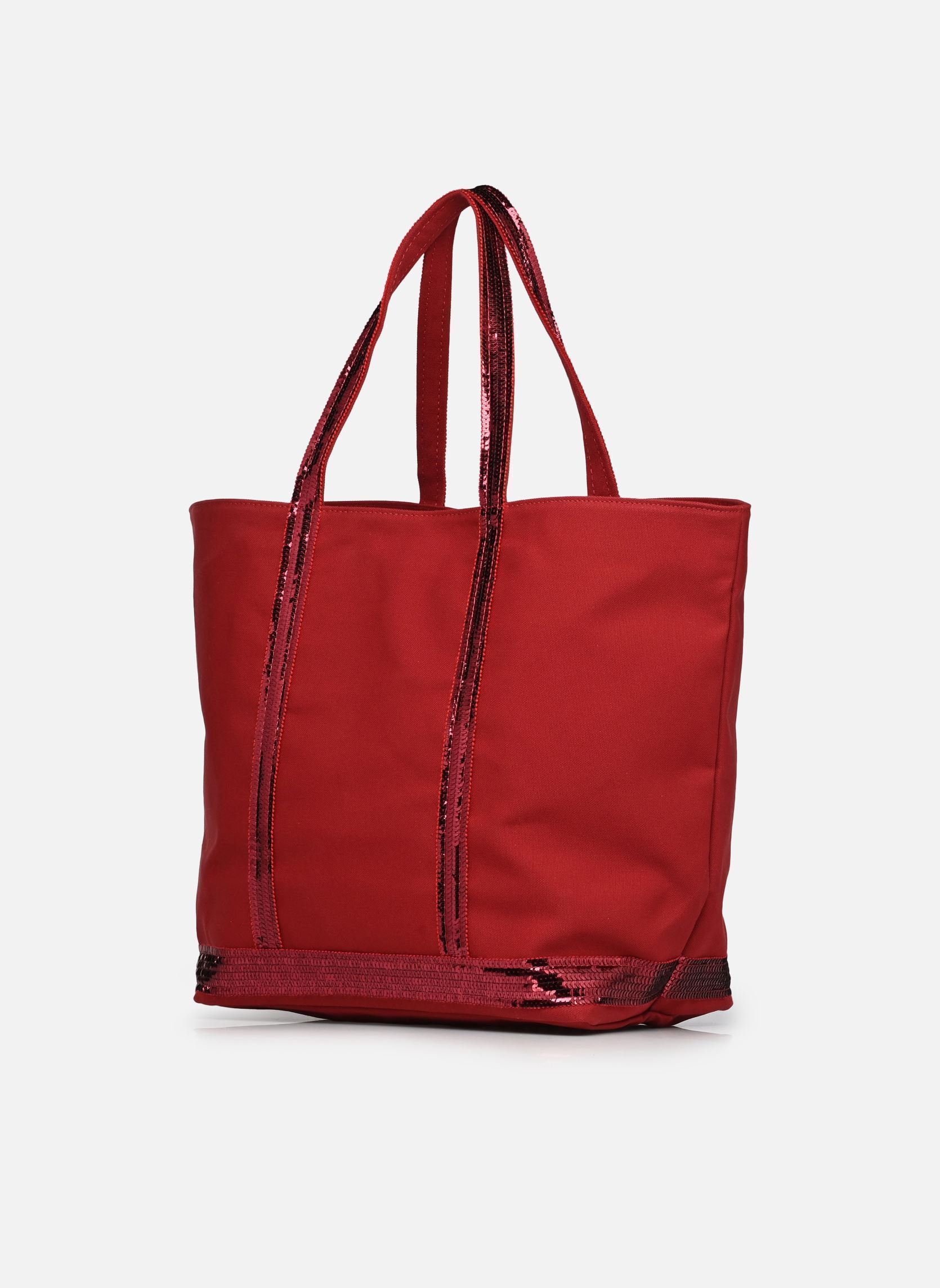 Grote winkelzak Cabas L Porte Epaule En Toile Coton Et P dames rood Vanessa Bruno Grote winkelzak Cabas L Porte Epaule En Toile Coton Et P dames rood GOJI