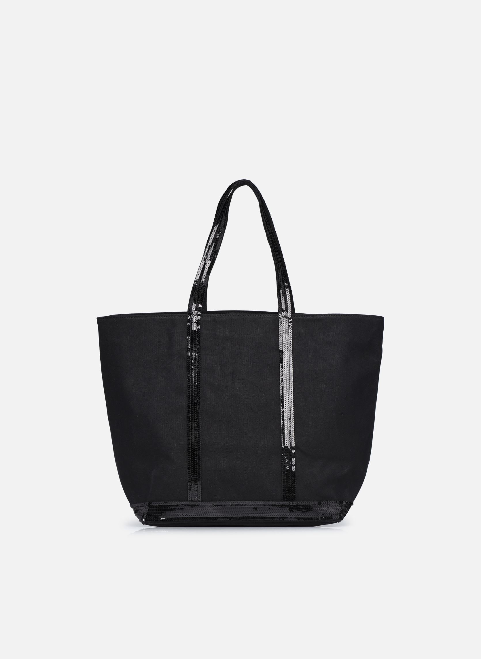Cabas Cabas L Porte Epaule En Toile Coton Et P femme noir Vanessa Bruno Cabas Cabas L Porte Epaule En Toile Coton Et P femme noir NOIR
