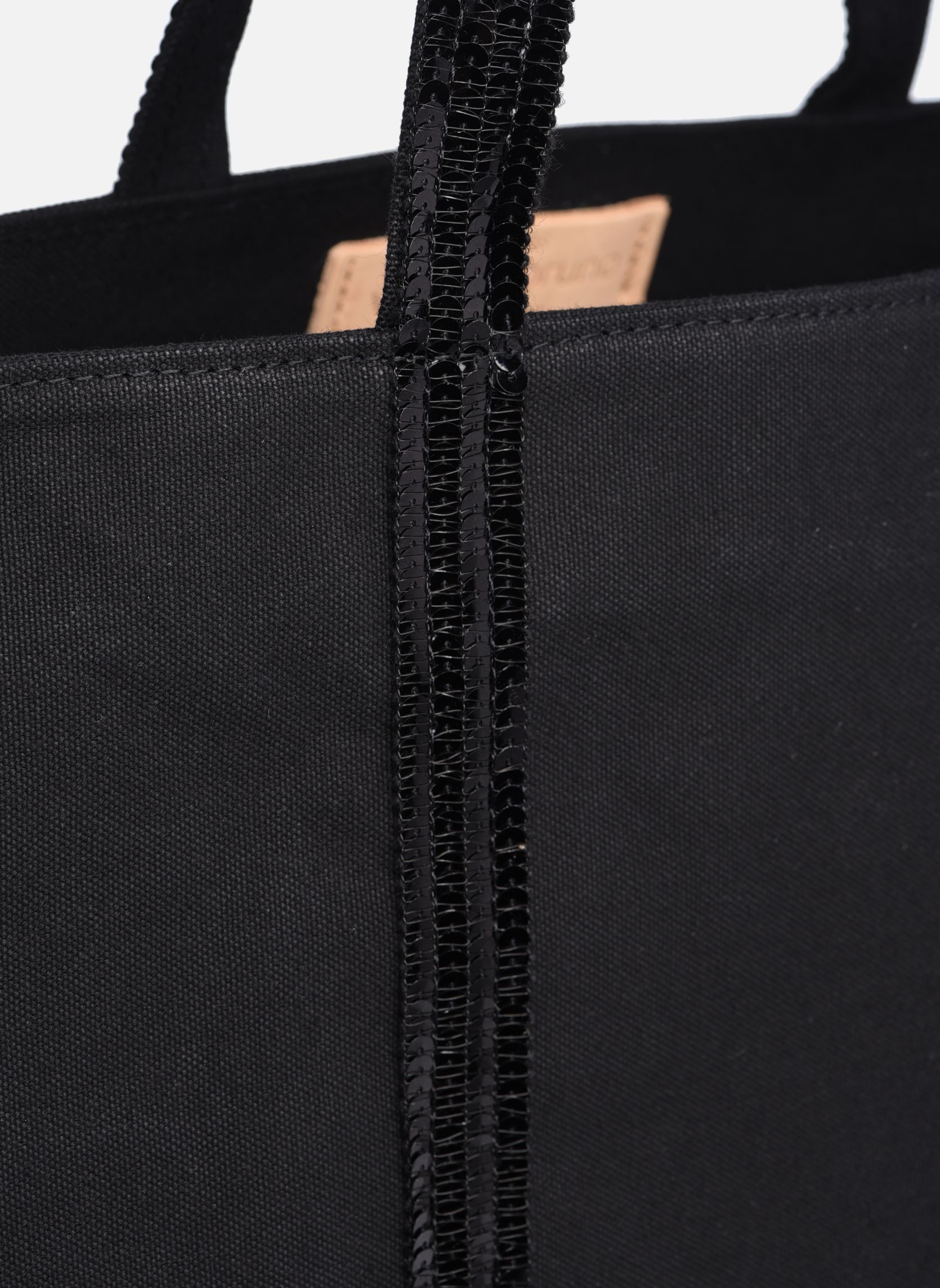 Cabas Cabas L Porte Epaule En Toile Coton Et P femme noir Vanessa Bruno Cabas Cabas L Porte Epaule En Toile Coton Et P femme noir NOIR