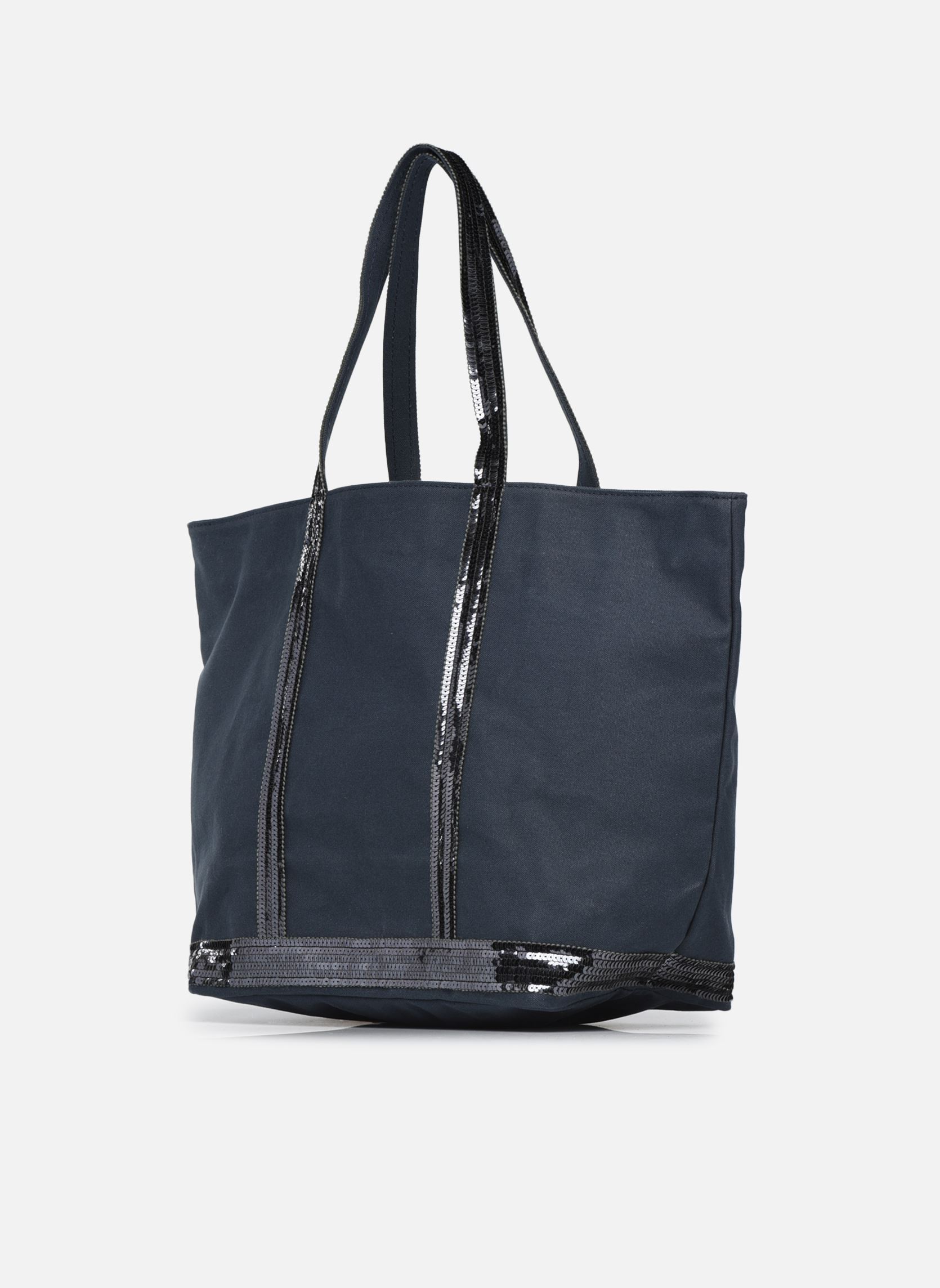 Cabas Cabas L Porte Epaule En Toile Coton Et P femme bleu Vanessa Bruno Cabas Cabas L Porte Epaule En Toile Coton Et P femme bleu PYRITE