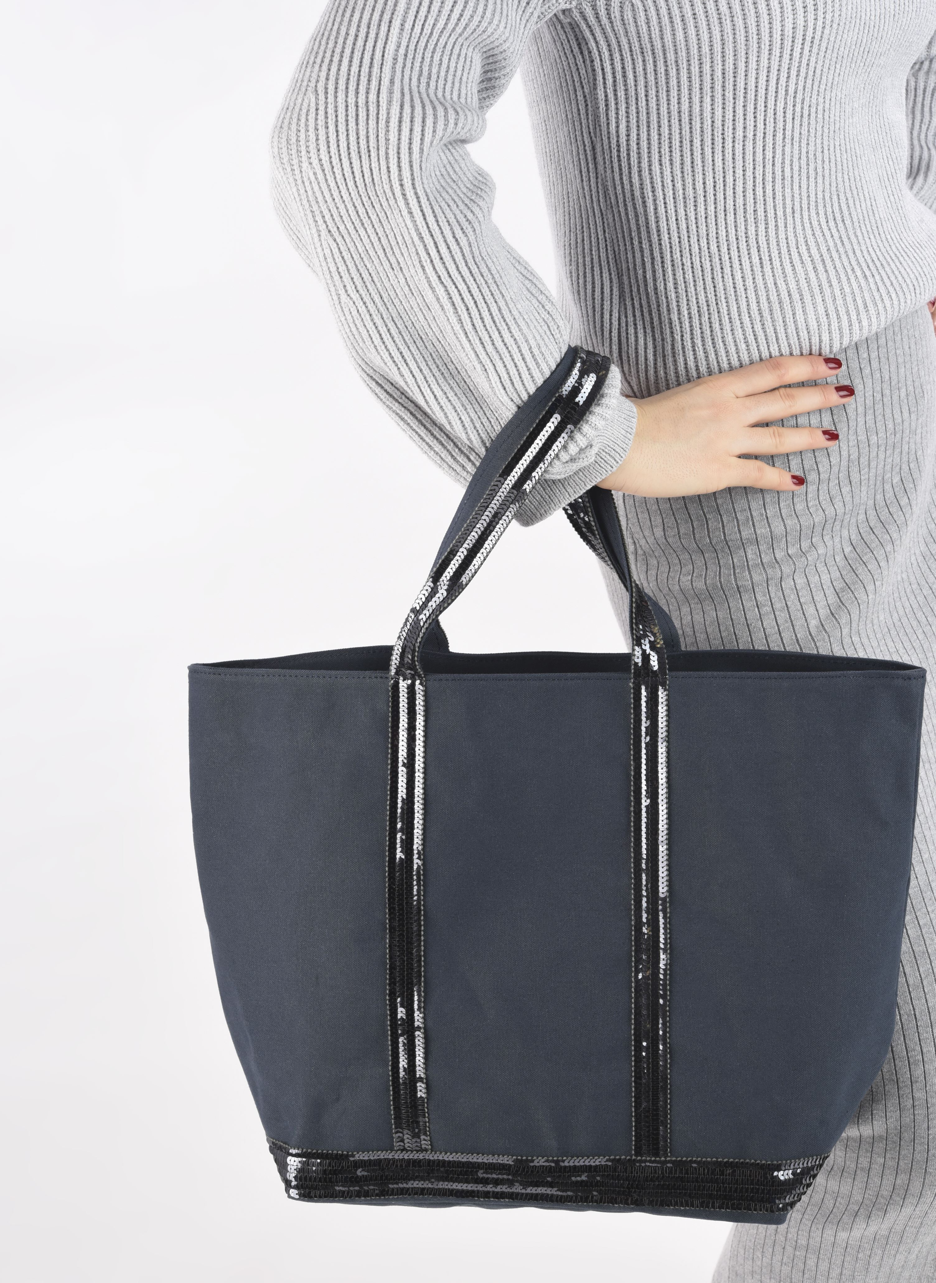 Cabas Cabas L Porte Epaule En Toile Coton Et P femme bleu Vanessa Bruno Cabas Cabas L Porte Epaule En Toile Coton Et P femme bleu PYRITE