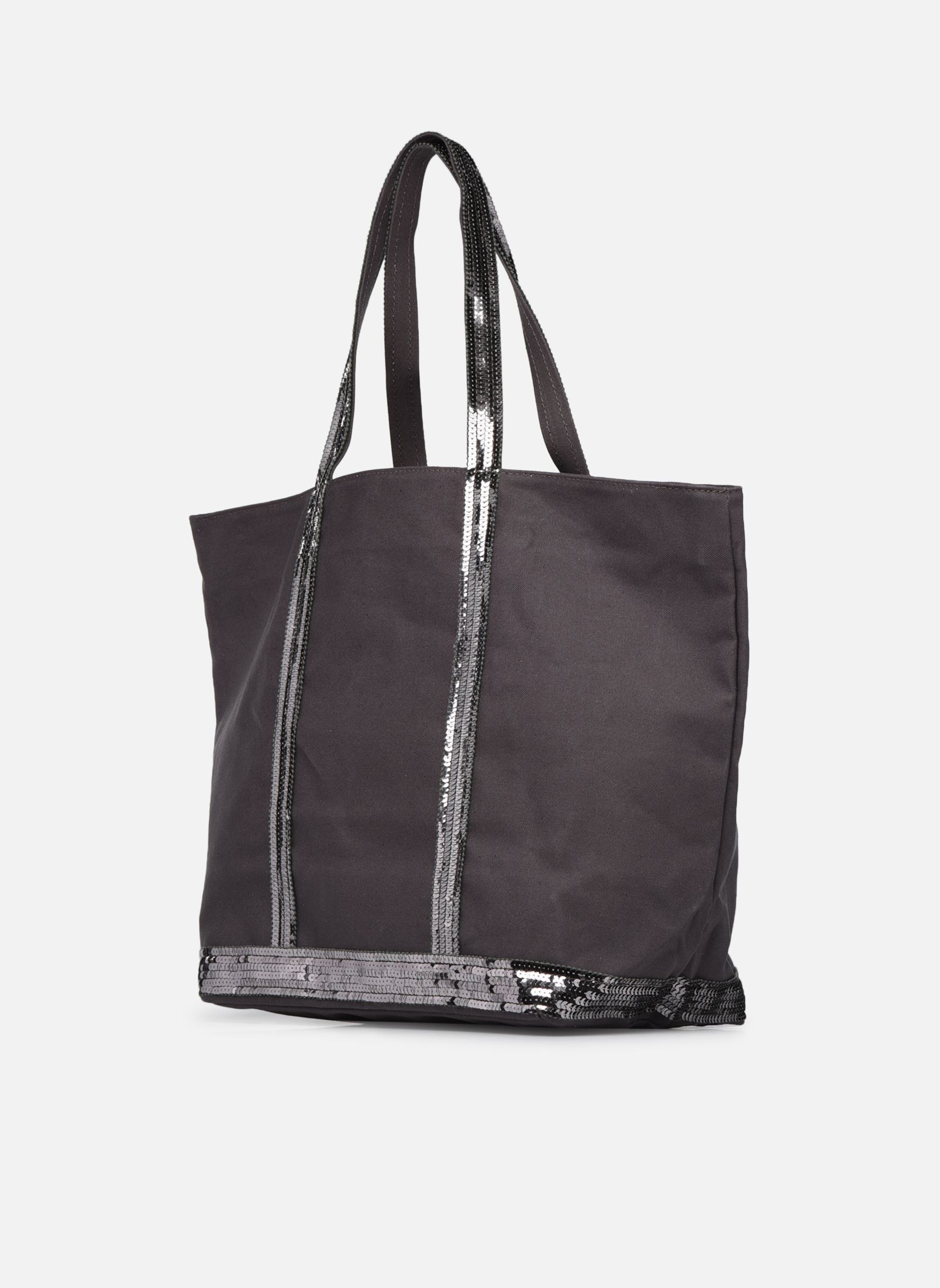 Grote winkelzak Cabas L Porte Epaule En Toile Coton Et P dames grijs Vanessa Bruno Grote winkelzak Cabas L Porte Epaule En Toile Coton Et P dames grijs ANTHRACITE