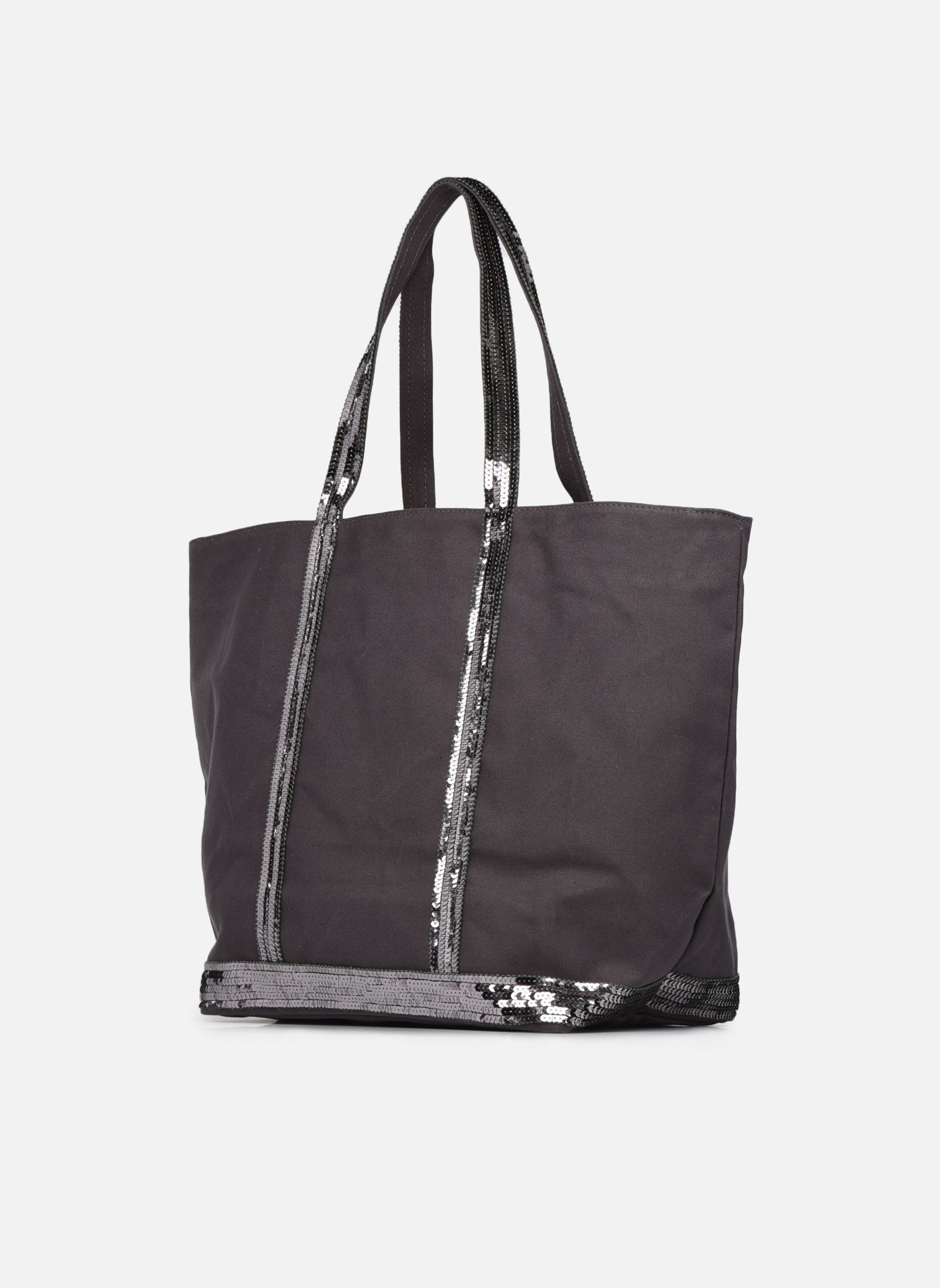 Grote winkelzak Cabas L Porte Epaule En Toile Coton Et P dames grijs Vanessa Bruno Grote winkelzak Cabas L Porte Epaule En Toile Coton Et P dames grijs ANTHRACITE