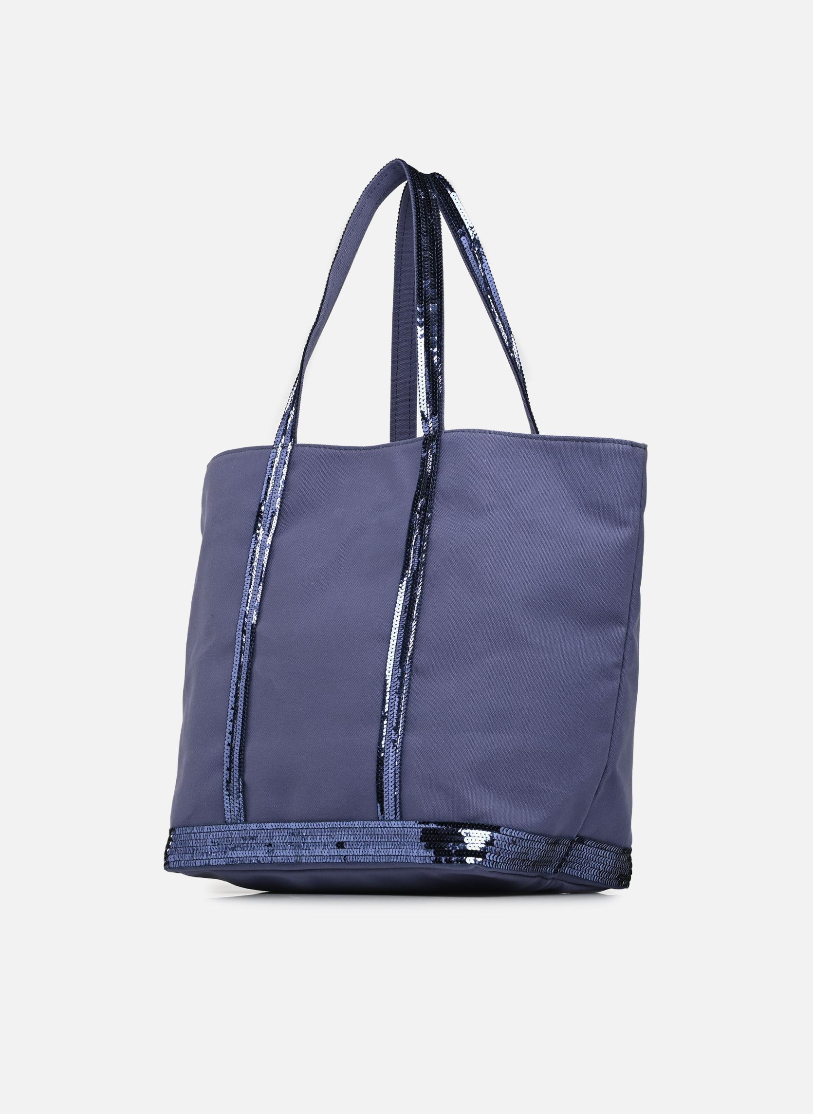 Cabas Cabas L Porte Epaule En Toile Coton Et P femme bleu Vanessa Bruno Cabas Cabas L Porte Epaule En Toile Coton Et P femme bleu PERVENCHE