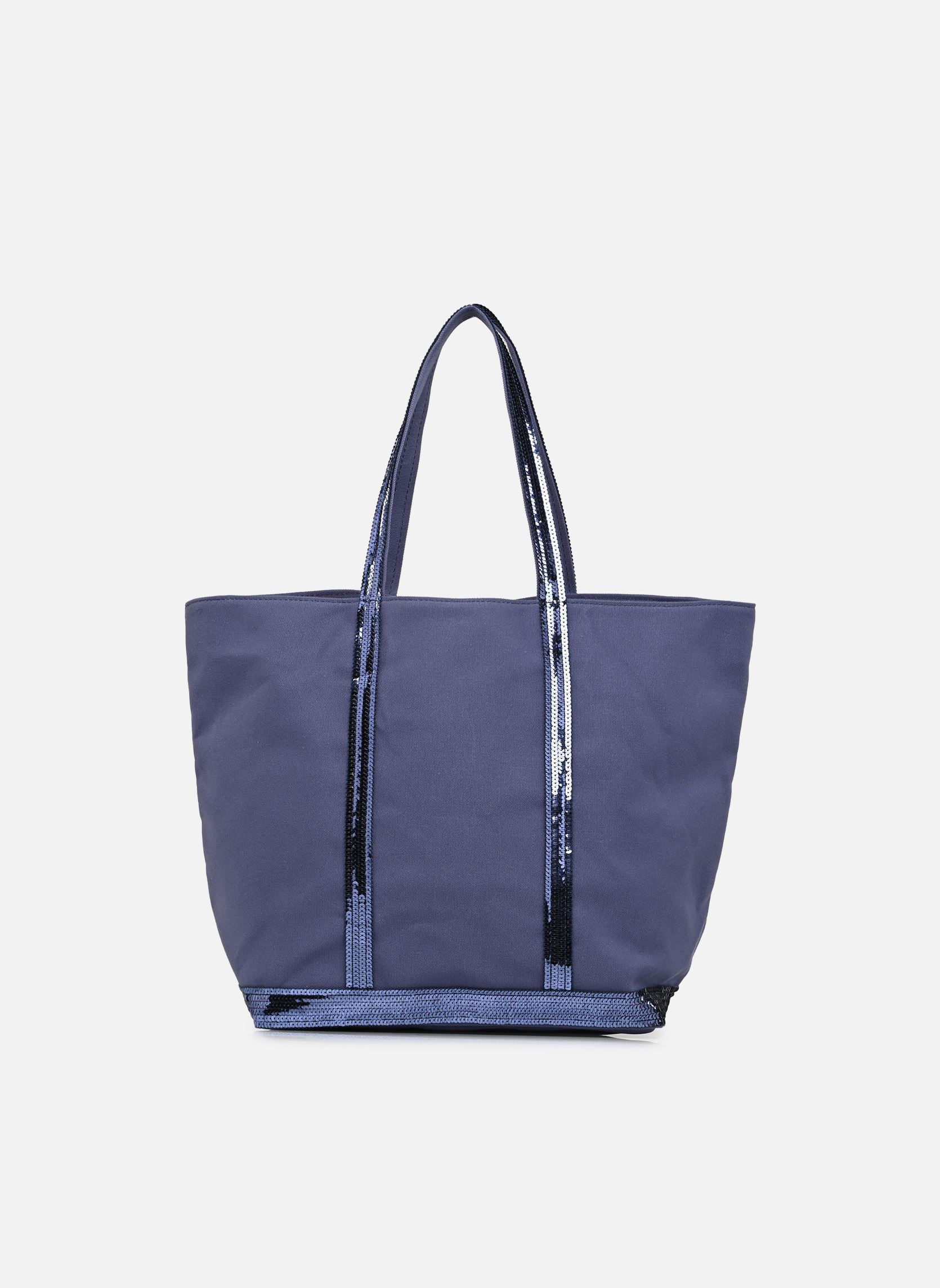 Cabas Cabas L Porte Epaule En Toile Coton Et P femme bleu Vanessa Bruno Cabas Cabas L Porte Epaule En Toile Coton Et P femme bleu PERVENCHE