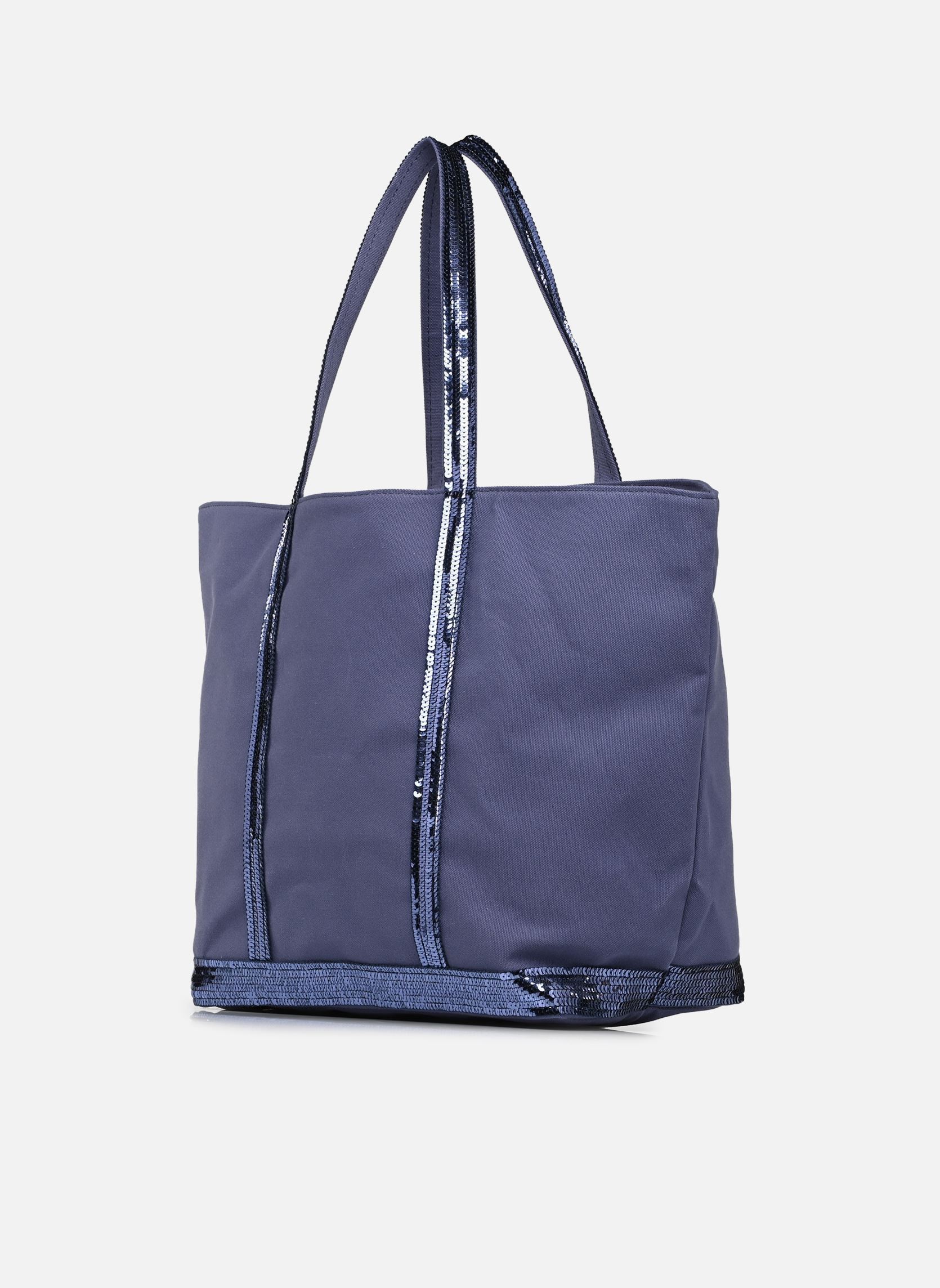Cabas Cabas L Porte Epaule En Toile Coton Et P femme bleu Vanessa Bruno Cabas Cabas L Porte Epaule En Toile Coton Et P femme bleu PERVENCHE