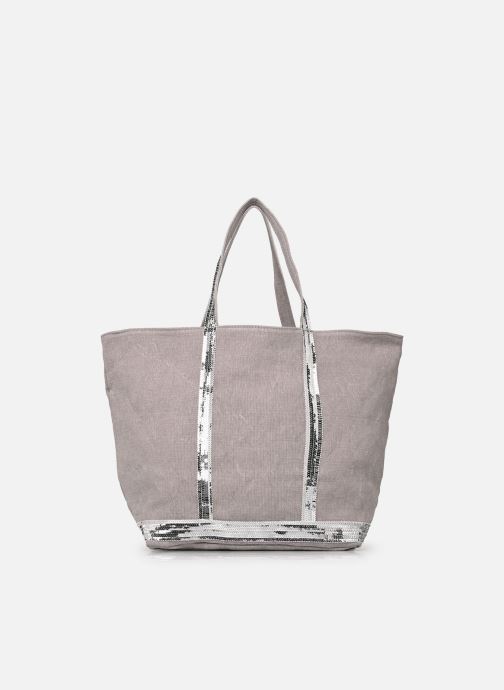 Vanessa Bruno Cabas Cabas L Porte Epaule En Lin Et Paillette femme gris