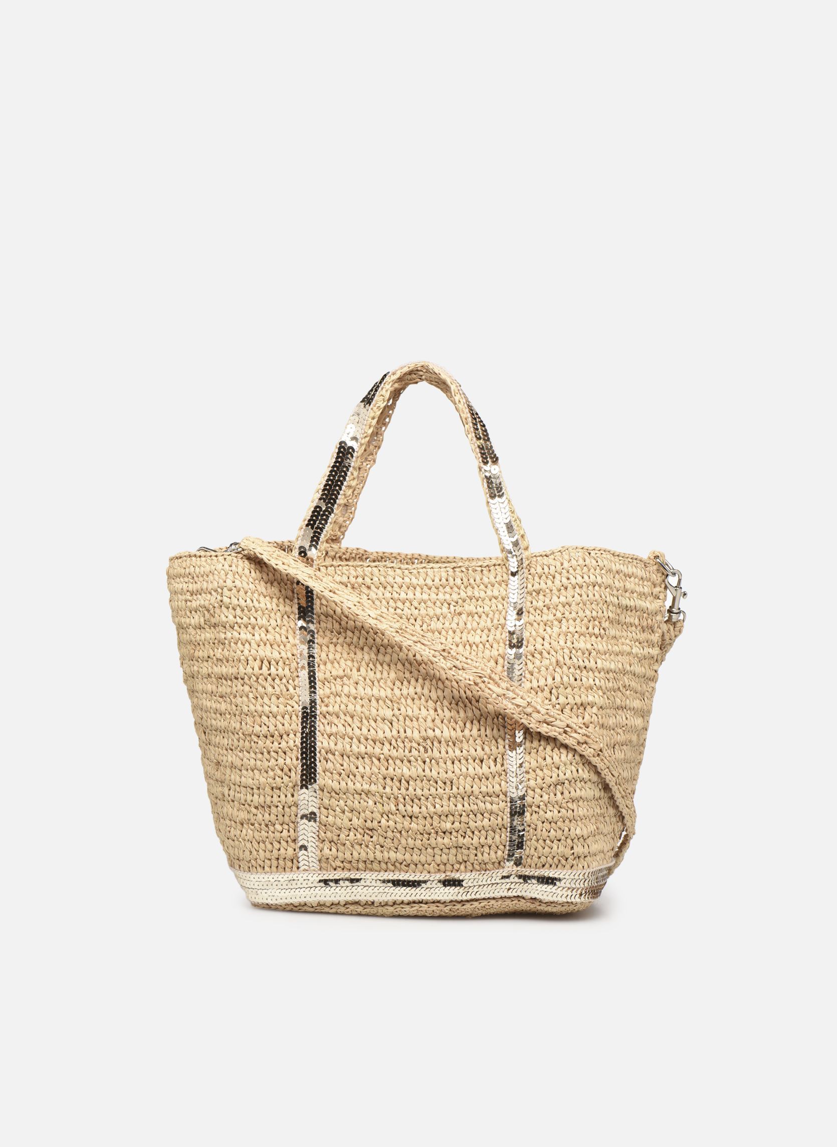 Cabas Cabas Petit Bandoulière Raphia Et Paille femme beige Vanessa Bruno Cabas Cabas Petit Bandoulière Raphia Et Paille femme beige NATUREL