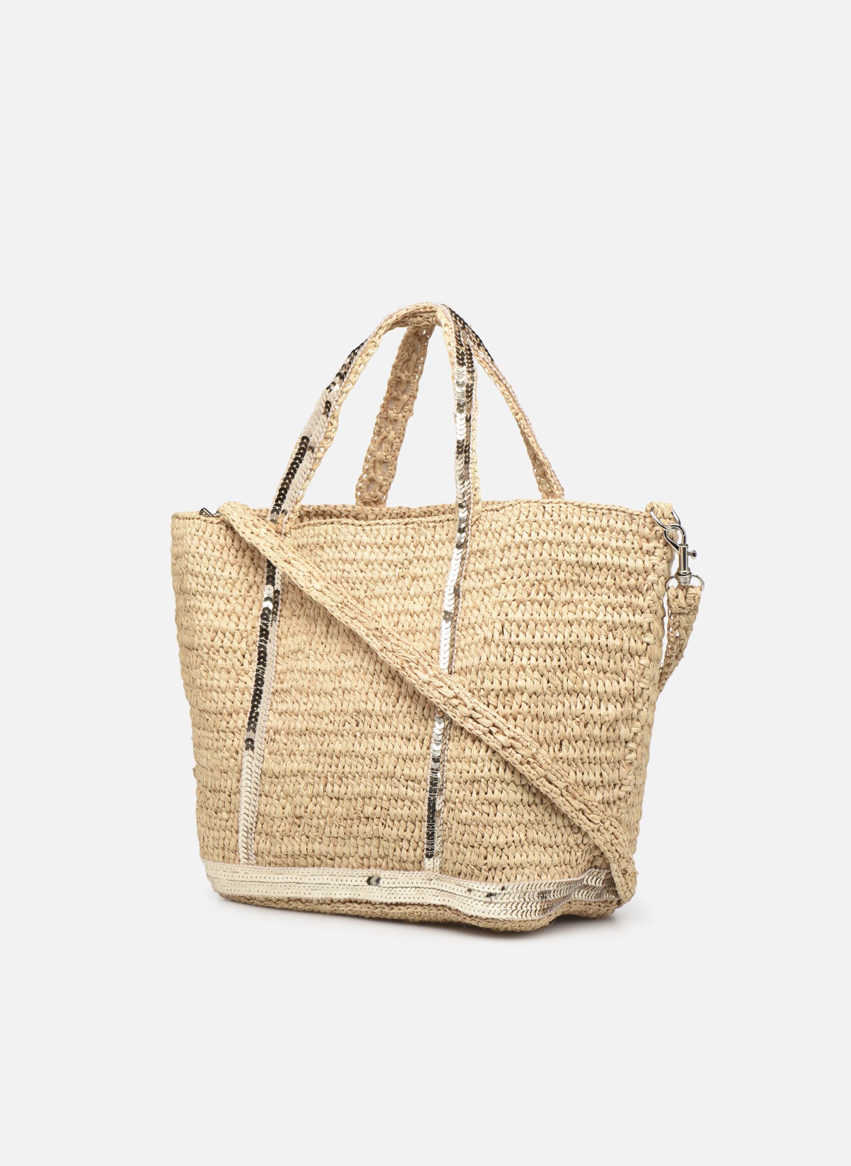 Cabas Cabas Petit Bandoulière Raphia Et Paille femme beige Vanessa Bruno Cabas Cabas Petit Bandoulière Raphia Et Paille femme beige NATUREL