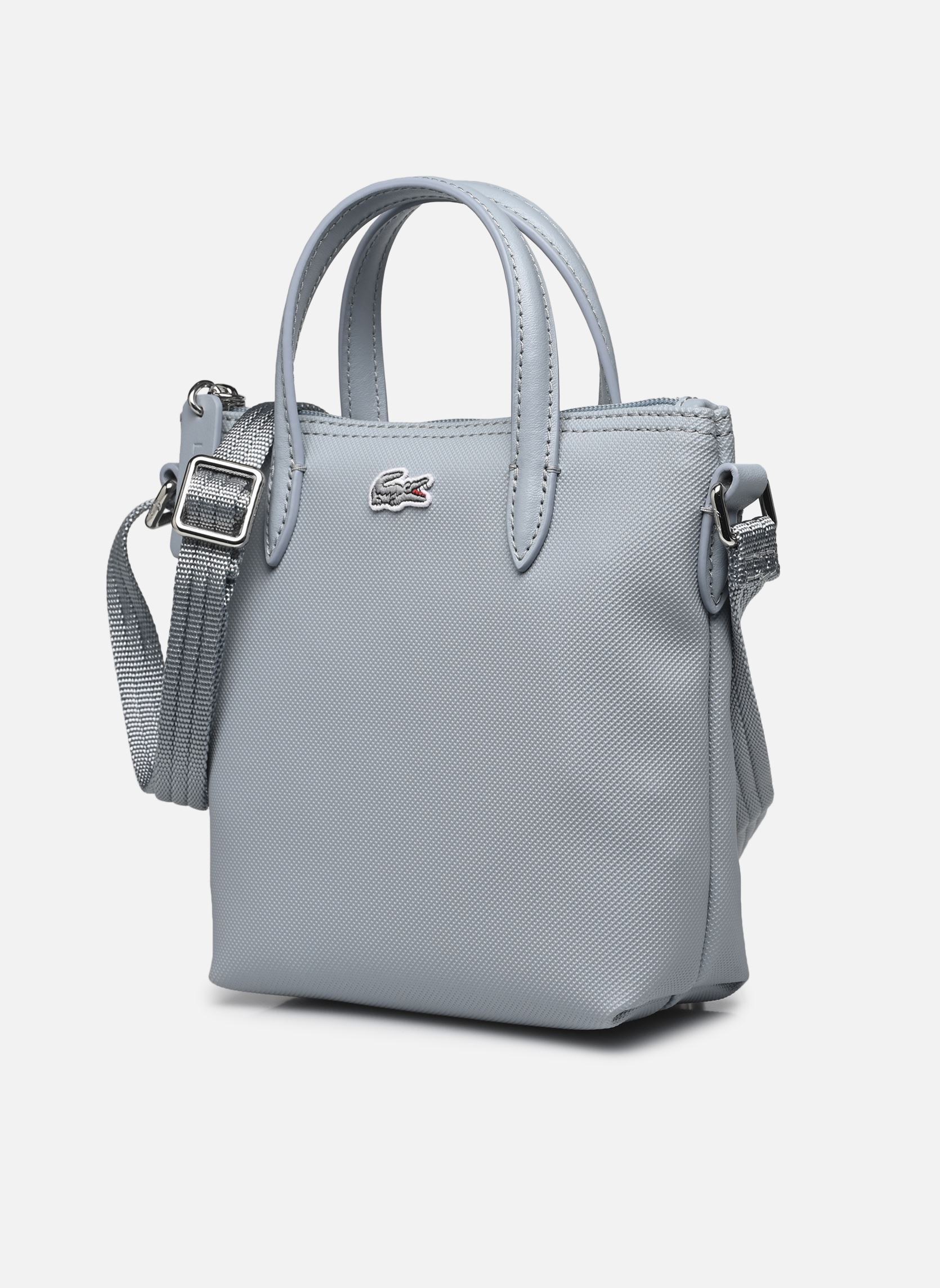 Schoudertassen L.12.12 Concept XS Shopping Cross Bag dames grijs Lacoste Schoudertassen L.12.12 Concept XS Shopping Cross Bag dames grijs TRADEWINDS