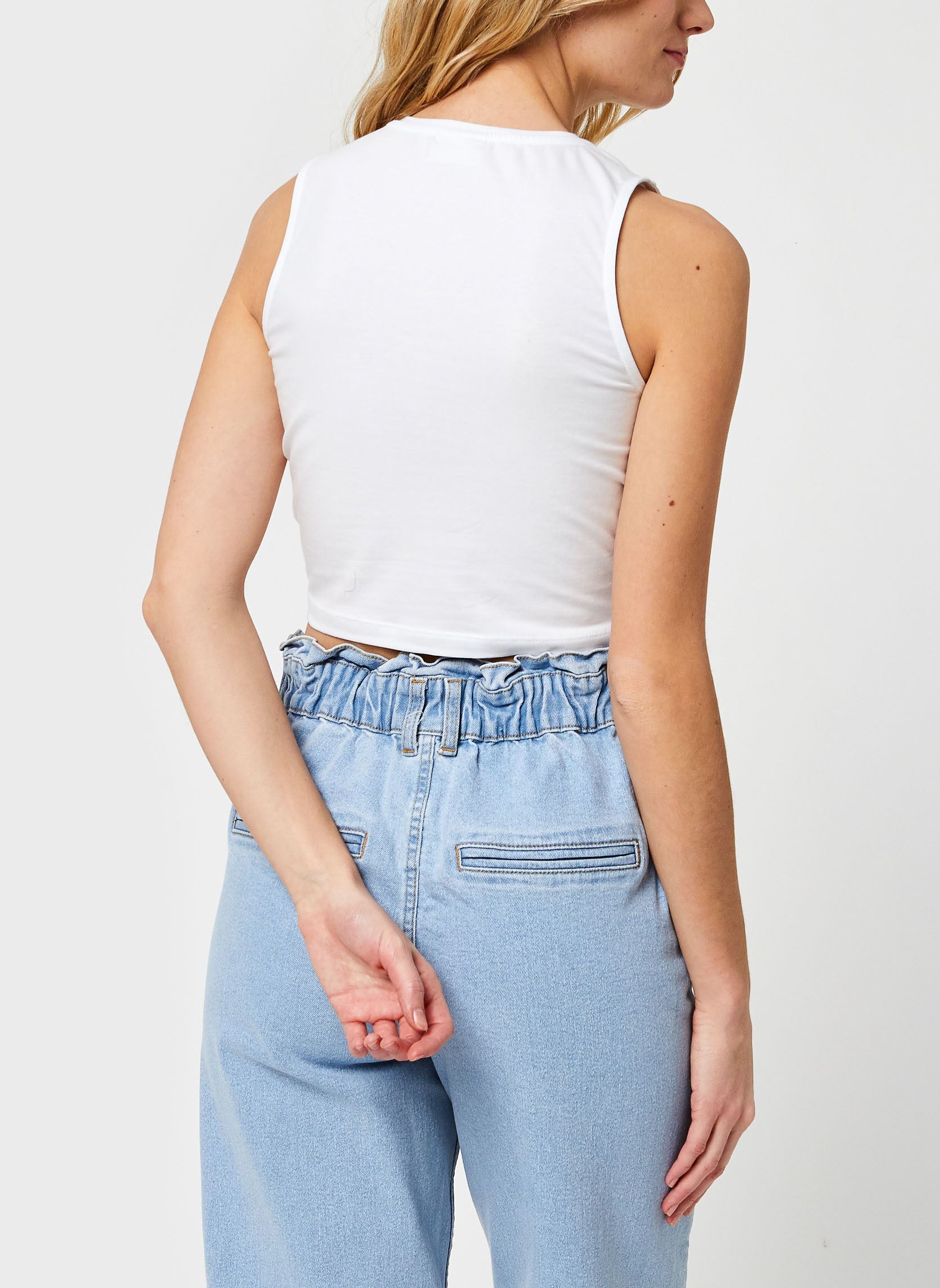 Tops Nmtwiggi S/L Top 3 Bg femme blanc Noisy May Tops Nmtwiggi S/L Top 3 Bg femme blanc Bright white
