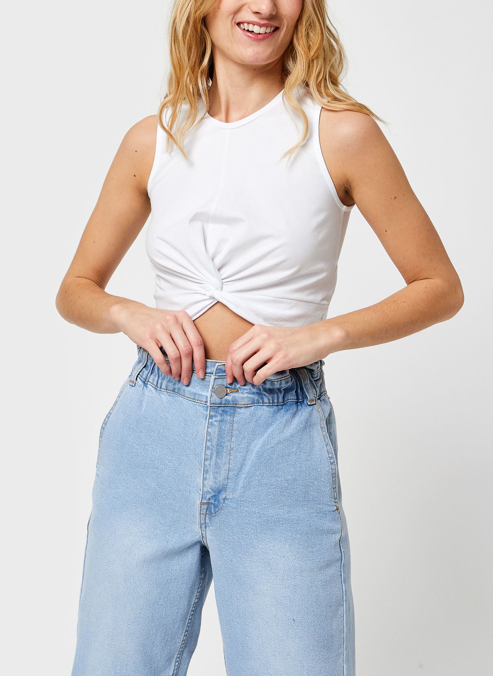 Tops Nmtwiggi S/L Top 3 Bg femme blanc Noisy May Tops Nmtwiggi S/L Top 3 Bg femme blanc Bright white