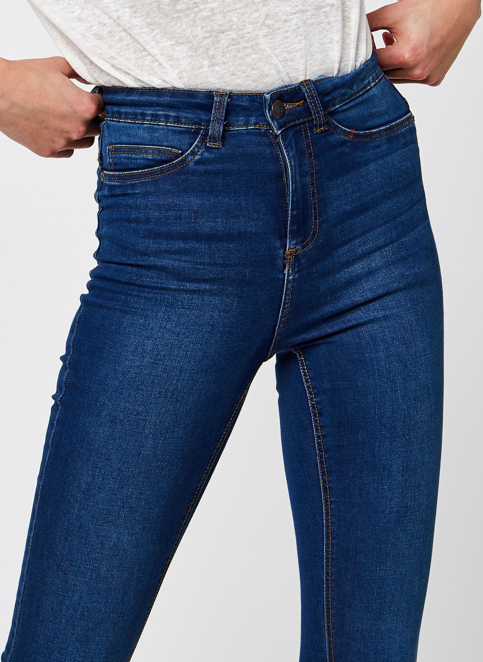 Jeans slim et skinny Nmcallie Skinny Jeans femme bleu Noisy May Jeans slim et skinny Nmcallie Skinny Jeans femme bleu MEDIUM BLUE DENIM