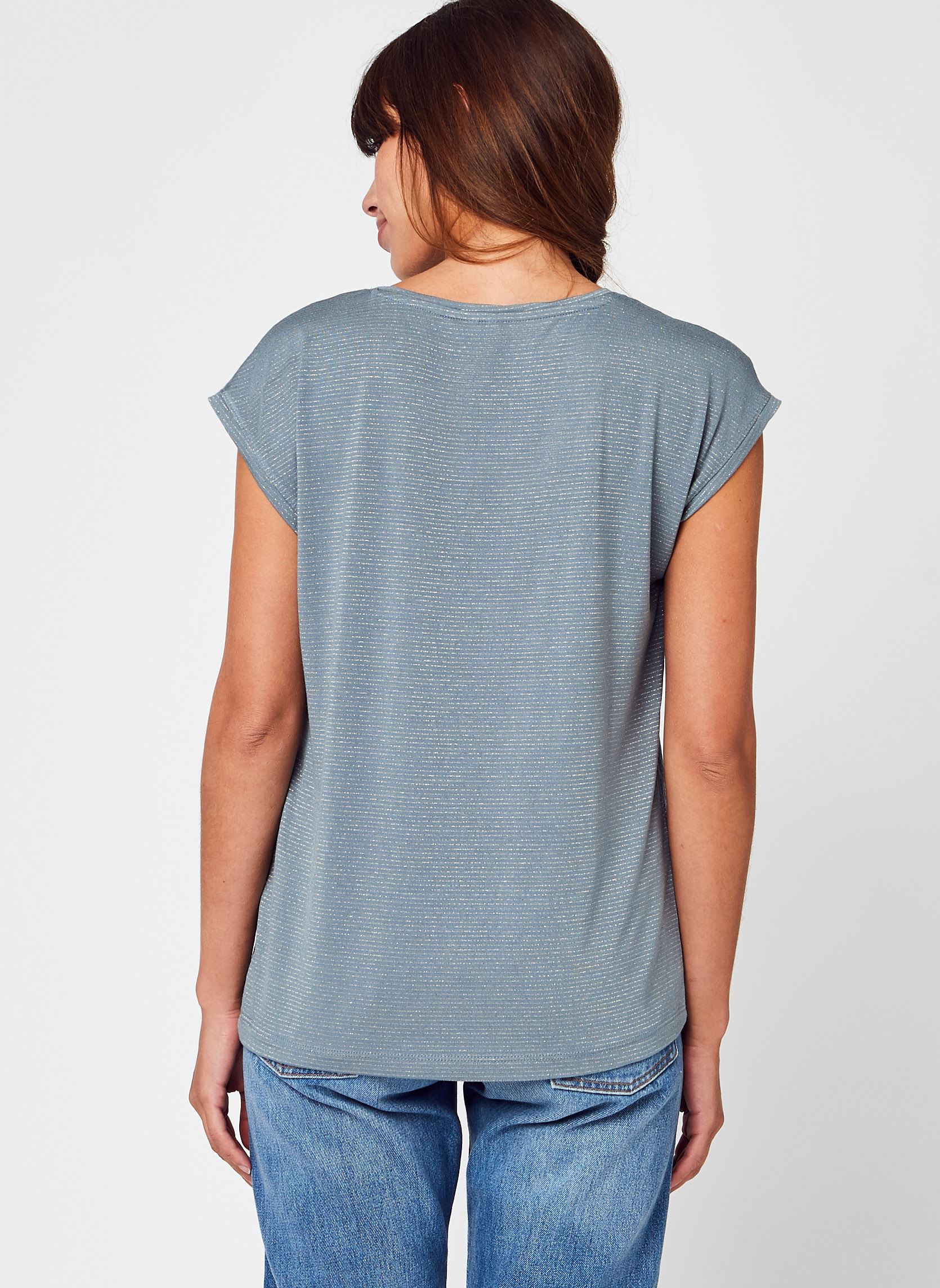 T-Shirts Pcbillo Tee Lurex Stripes Noos damen blau Pieces T-Shirts Pcbillo Tee Lurex Stripes Noos damen blau Trooper