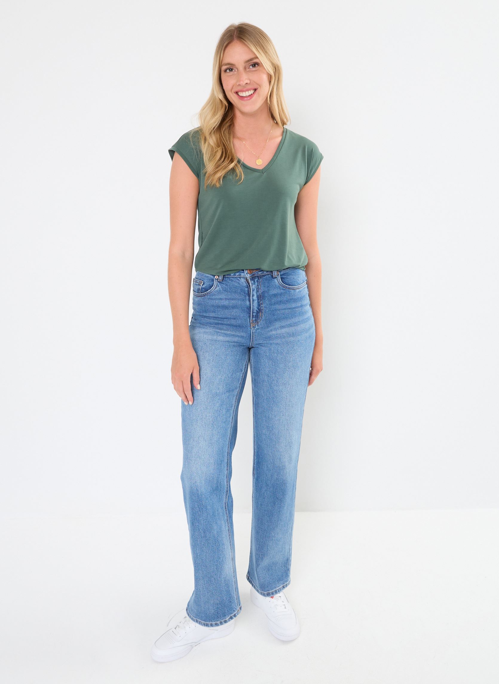 T-Shirts Pckamala Tee Noos Bc damen grün Pieces T-Shirts Pckamala Tee Noos Bc damen grün TREKKING GREEN