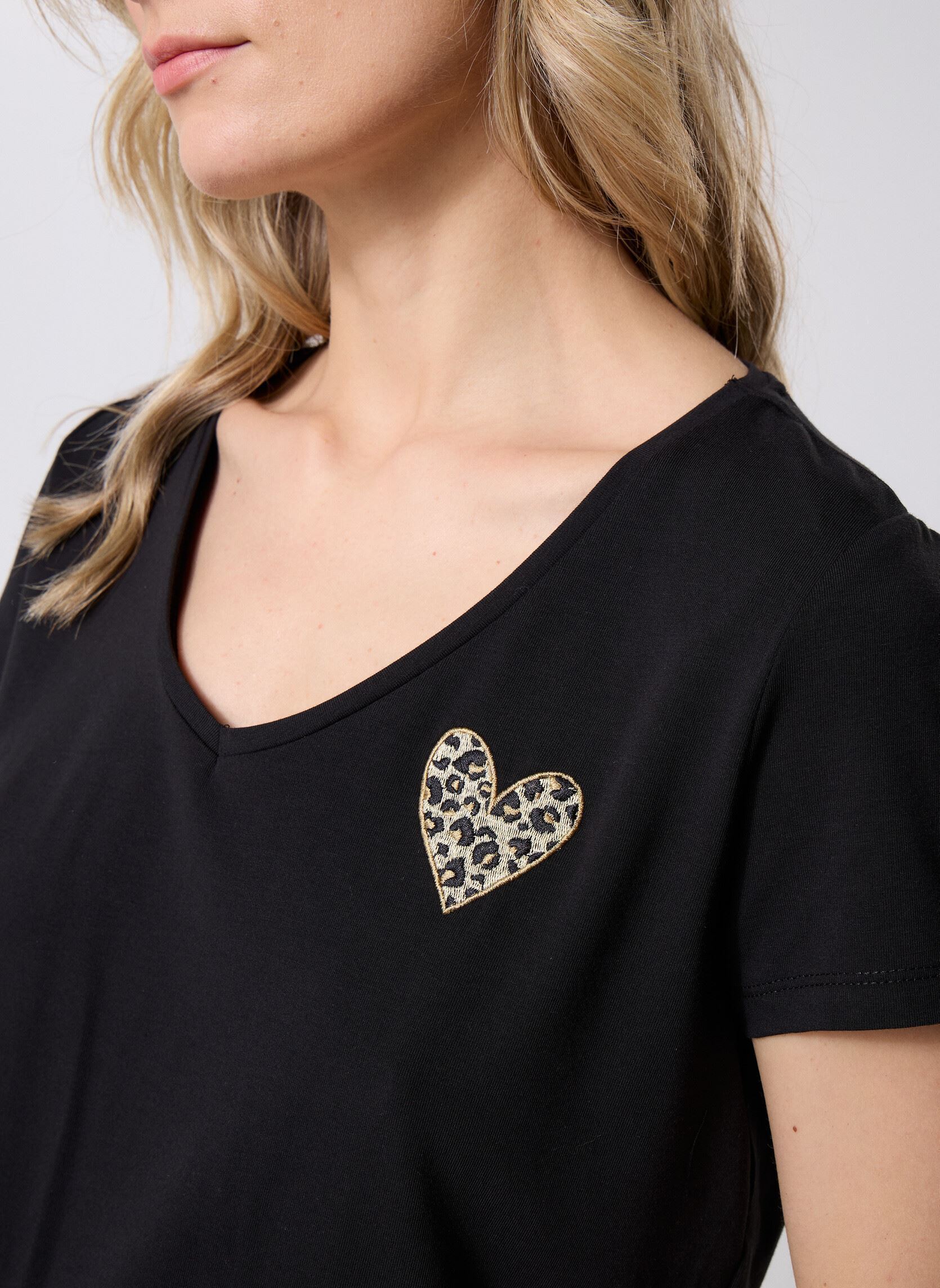 Tee-shirts Pcnew Billy Tee femme noir Pieces Tee-shirts Pcnew Billy Tee femme noir Black