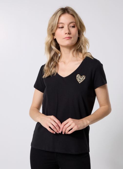 Pieces Tee-shirts Pcnew Billy Tee femme noir