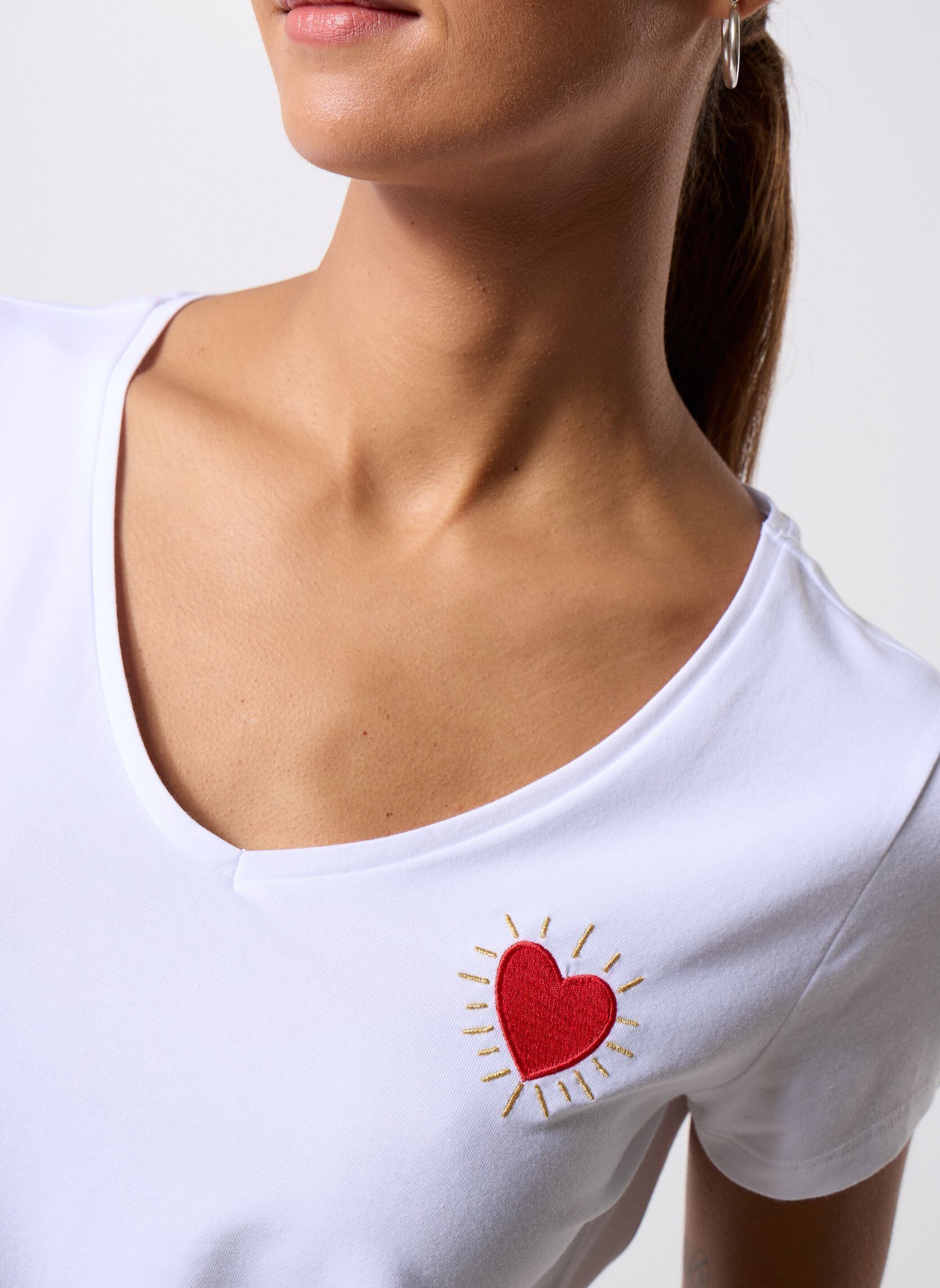 Tee-shirts Pcnew Billy Tee femme blanc Pieces Tee-shirts Pcnew Billy Tee femme blanc Bright white