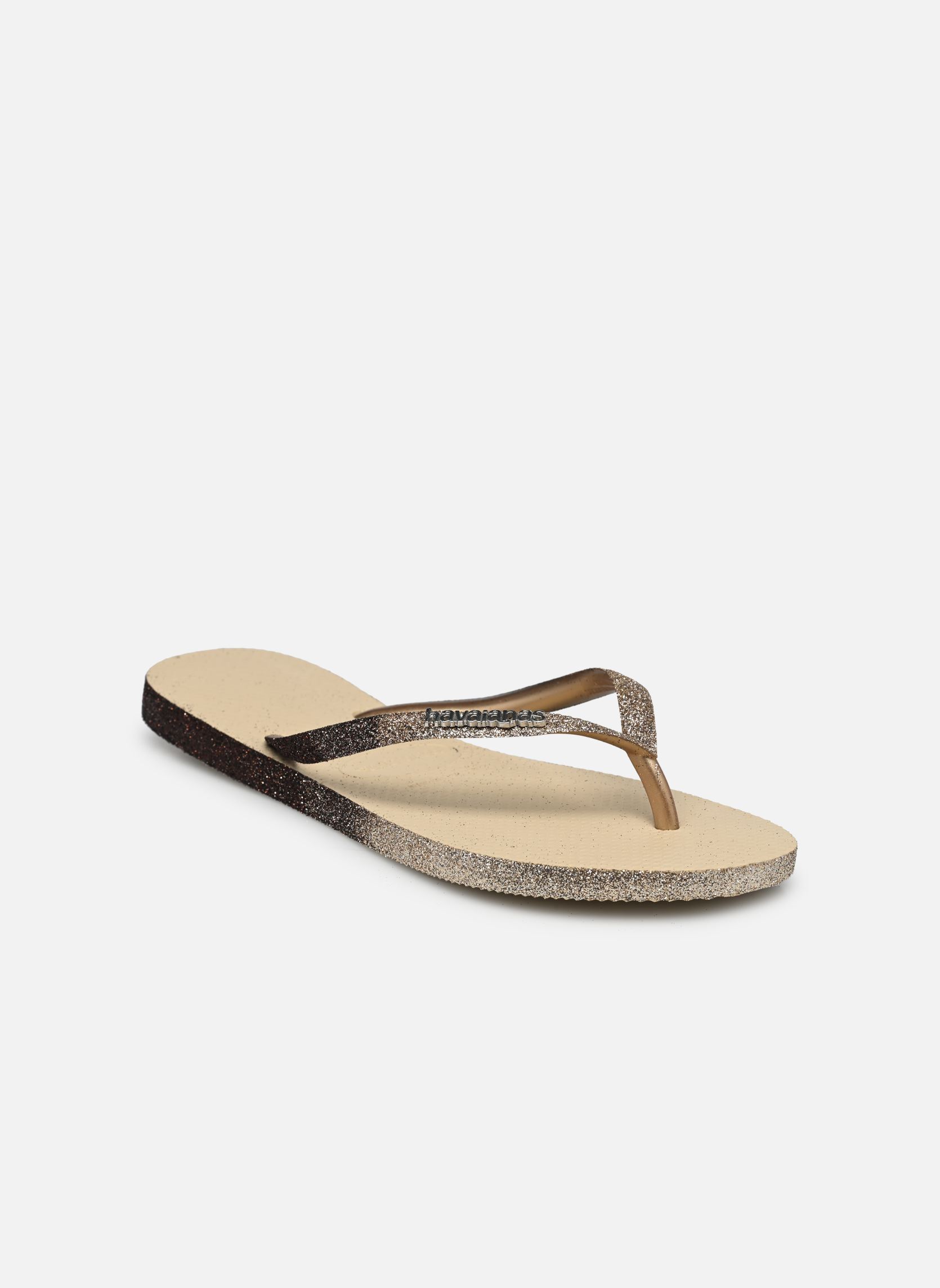 Flip-Flops Slim Sparkle II W damen beige Havaianas Flip-Flops Slim Sparkle II W damen beige SAND GREY