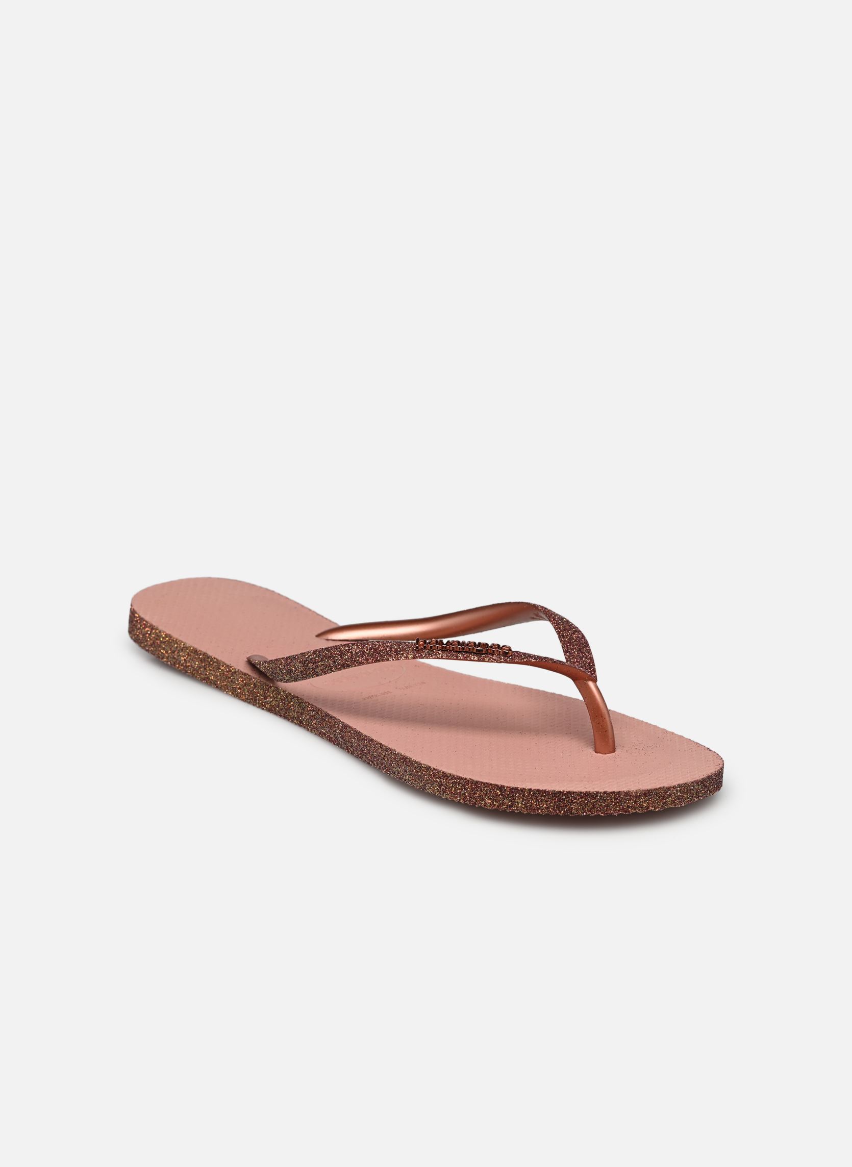 Flip-Flops Slim Sparkle II W damen rosa Havaianas Flip-Flops Slim Sparkle II W damen rosa CROCUS ROSE