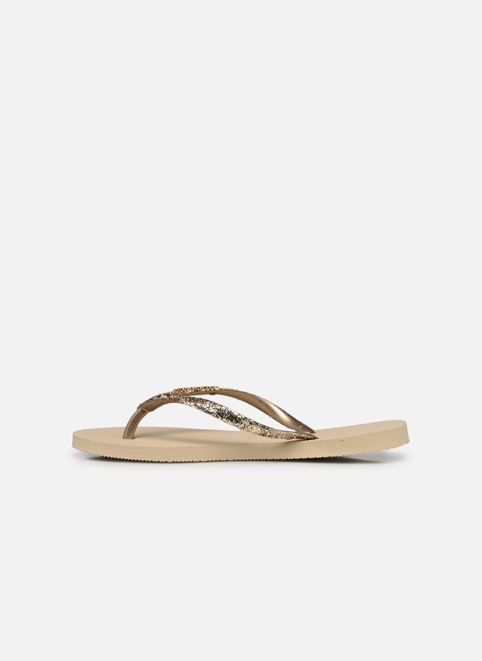 Flip-Flops Slim Glitter II W damen gold und bronze Havaianas Flip-Flops Slim Glitter II W damen gold und bronze SAND GREY