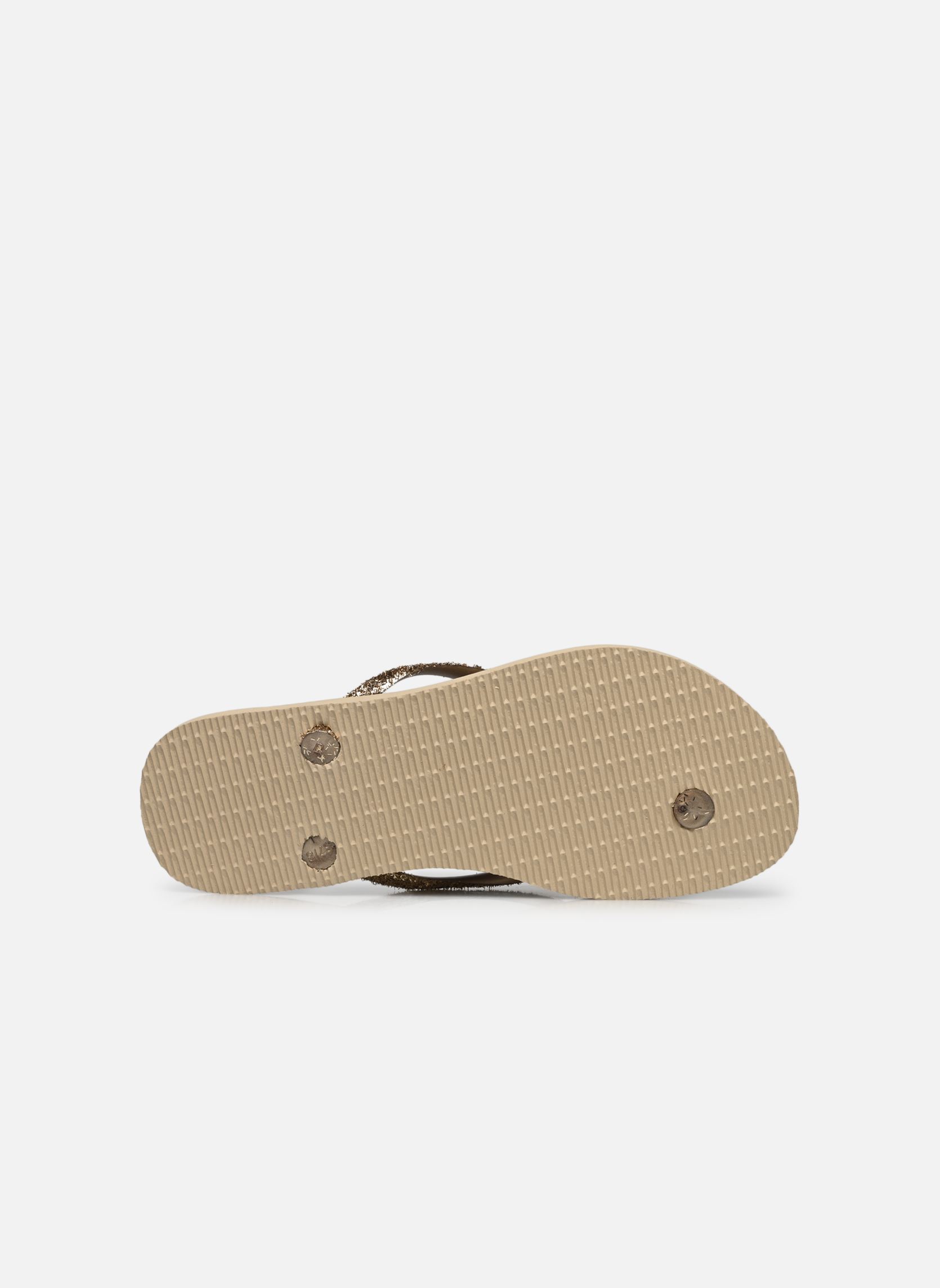 Flip-Flops Slim Glitter II W damen gold und bronze Havaianas Flip-Flops Slim Glitter II W damen gold und bronze SAND GREY