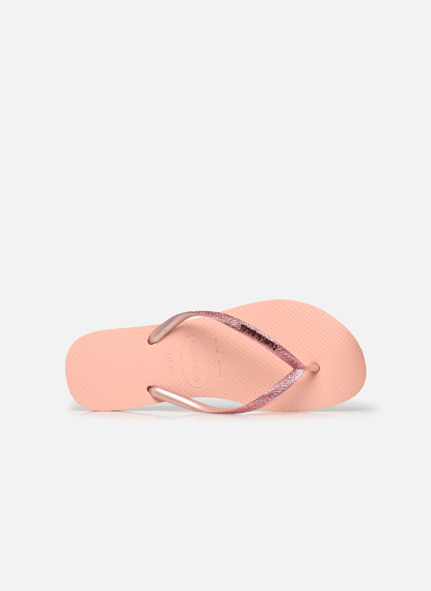 Tongs Slim Glitter II W femme rose Havaianas Tongs Slim Glitter II W femme rose PINK/PINK