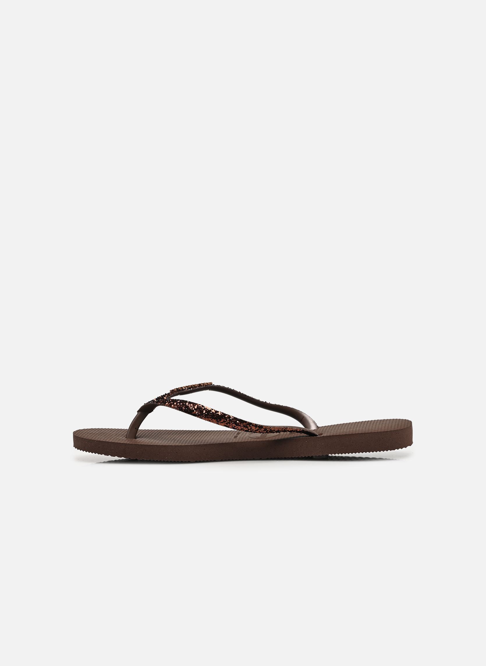 Flip-Flops Slim Glitter II W damen braun Havaianas Flip-Flops Slim Glitter II W damen braun DARK BROWN