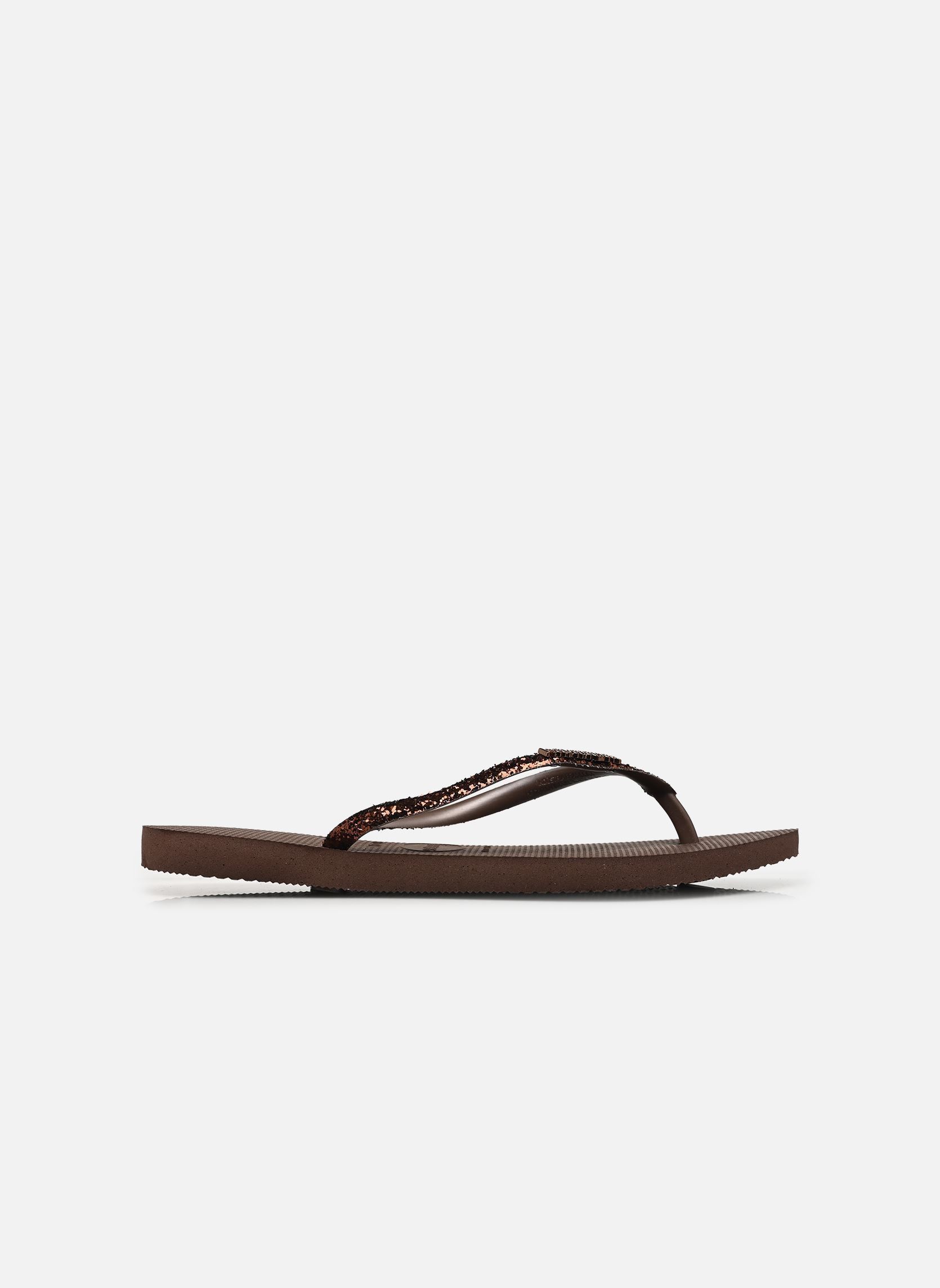 Flip-Flops Slim Glitter II W damen braun Havaianas Flip-Flops Slim Glitter II W damen braun DARK BROWN
