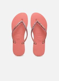 Tongs Slim Glitter II W femme rose