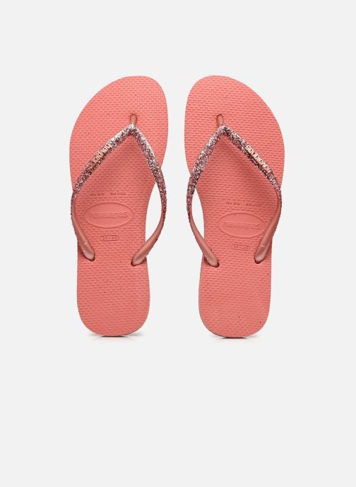 Havaianas Tongs Slim Glitter II W femme rose