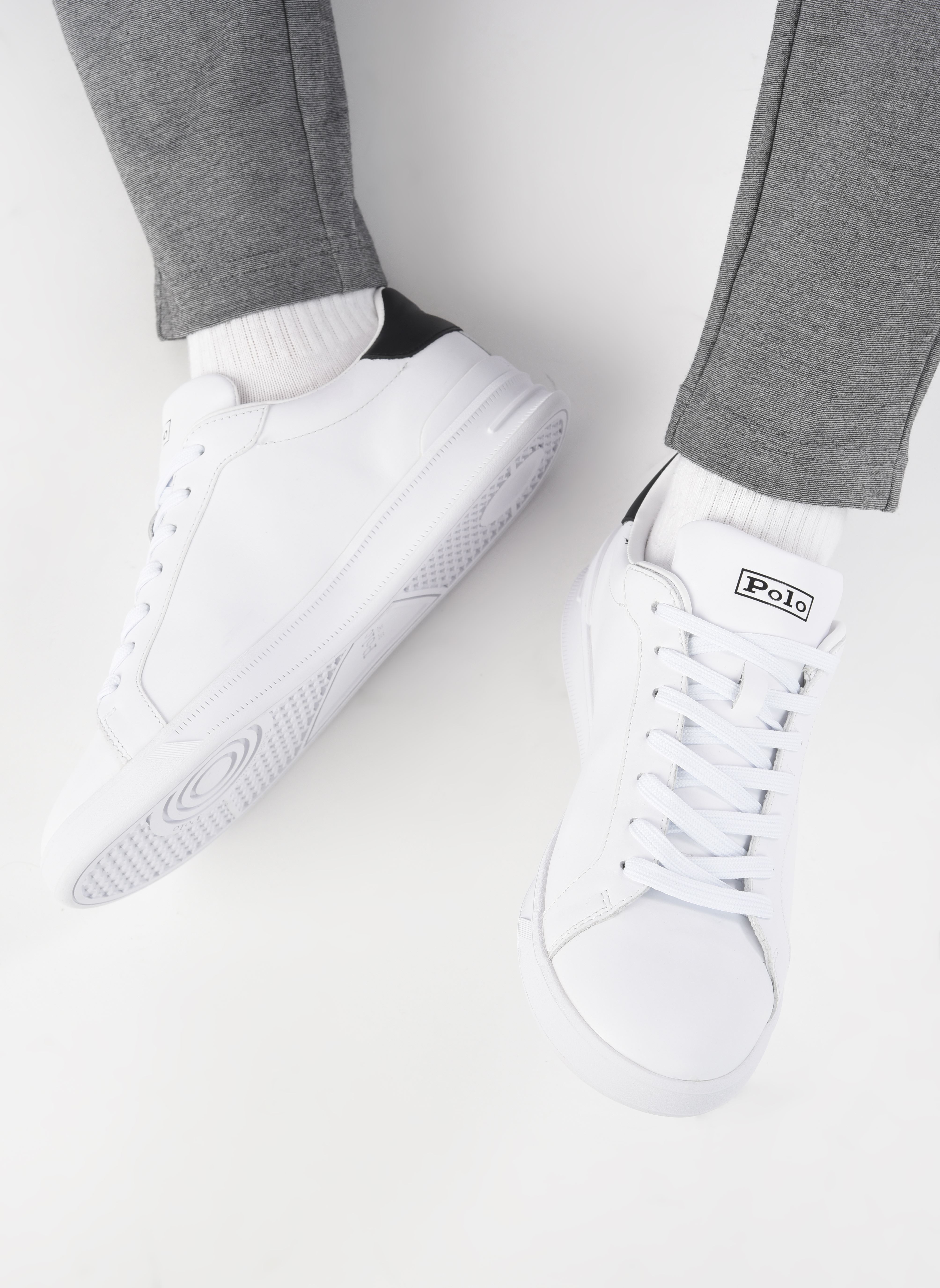 Niedrige Sneaker HRT Ct II Nappa Leather M herren weiß Polo Ralph Lauren Niedrige Sneaker HRT Ct II Nappa Leather M herren weiß WHITEBLACK PP
