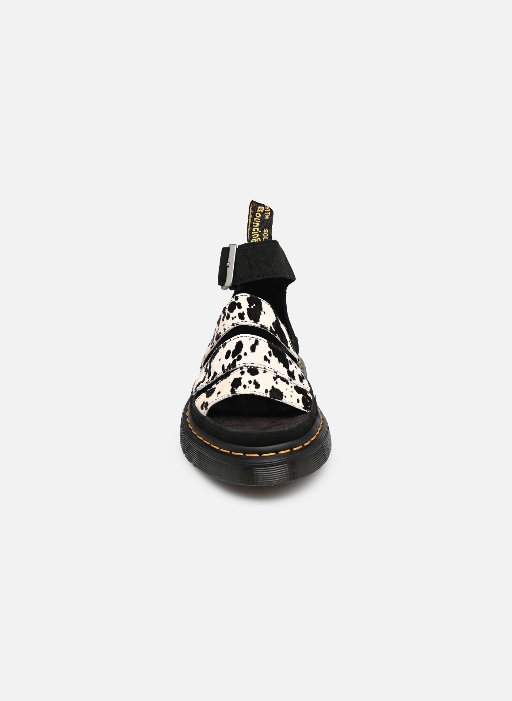 Sandales compensées et plateformes Clarissa II Quad femme noir Dr. Martens Sandales compensées et plateformes Clarissa II Quad femme noir CREAM+BLACK HAIR ON+EH SUEDE