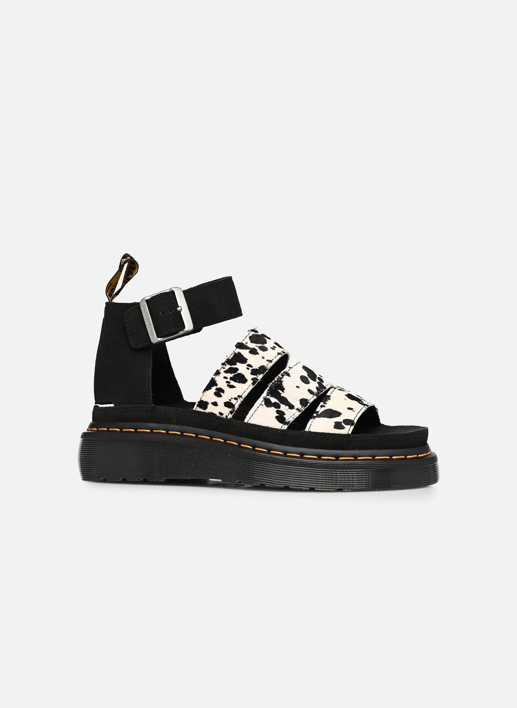 Sandales compensées et plateformes Clarissa II Quad femme noir Dr. Martens Sandales compensées et plateformes Clarissa II Quad femme noir CREAM+BLACK HAIR ON+EH SUEDE
