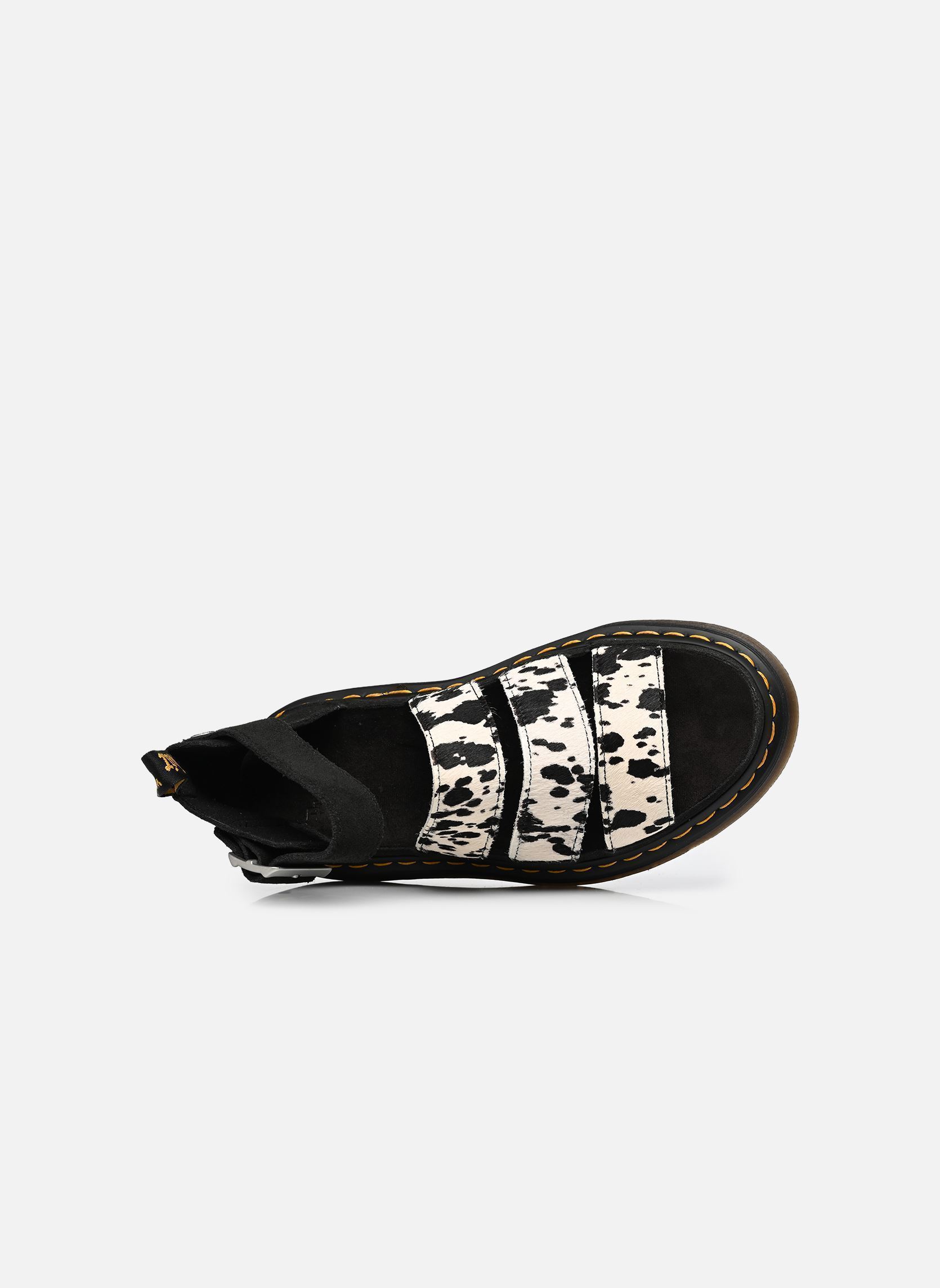 Sandales compensées et plateformes Clarissa II Quad femme noir Dr. Martens Sandales compensées et plateformes Clarissa II Quad femme noir CREAM+BLACK HAIR ON+EH SUEDE