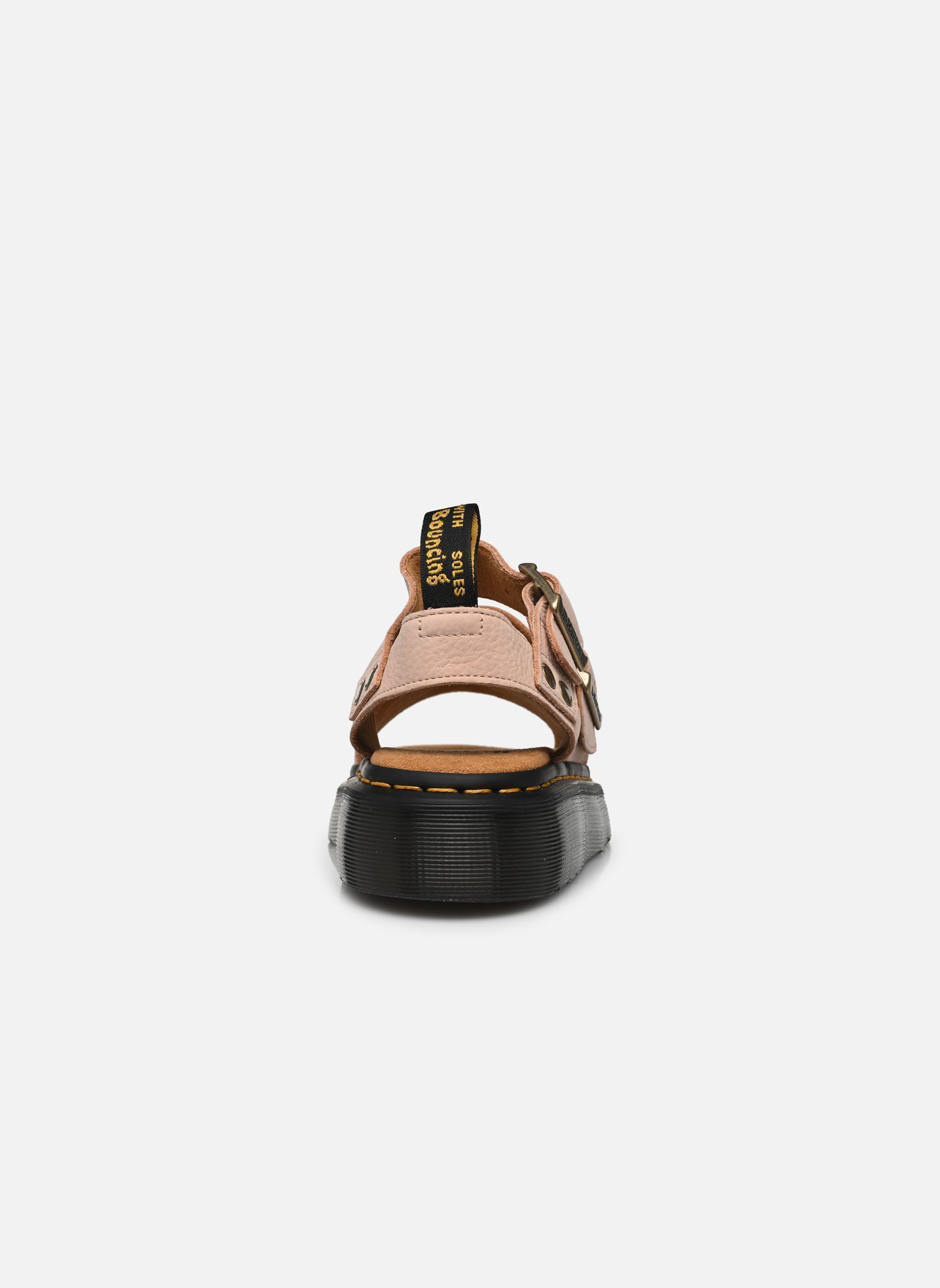 Sandali con zeppa e plateau Gryphon Quad donna rosa Dr. Martens Sandali con zeppa e plateau Gryphon Quad donna rosa POWDER PINK MILLED NUBUCK WP