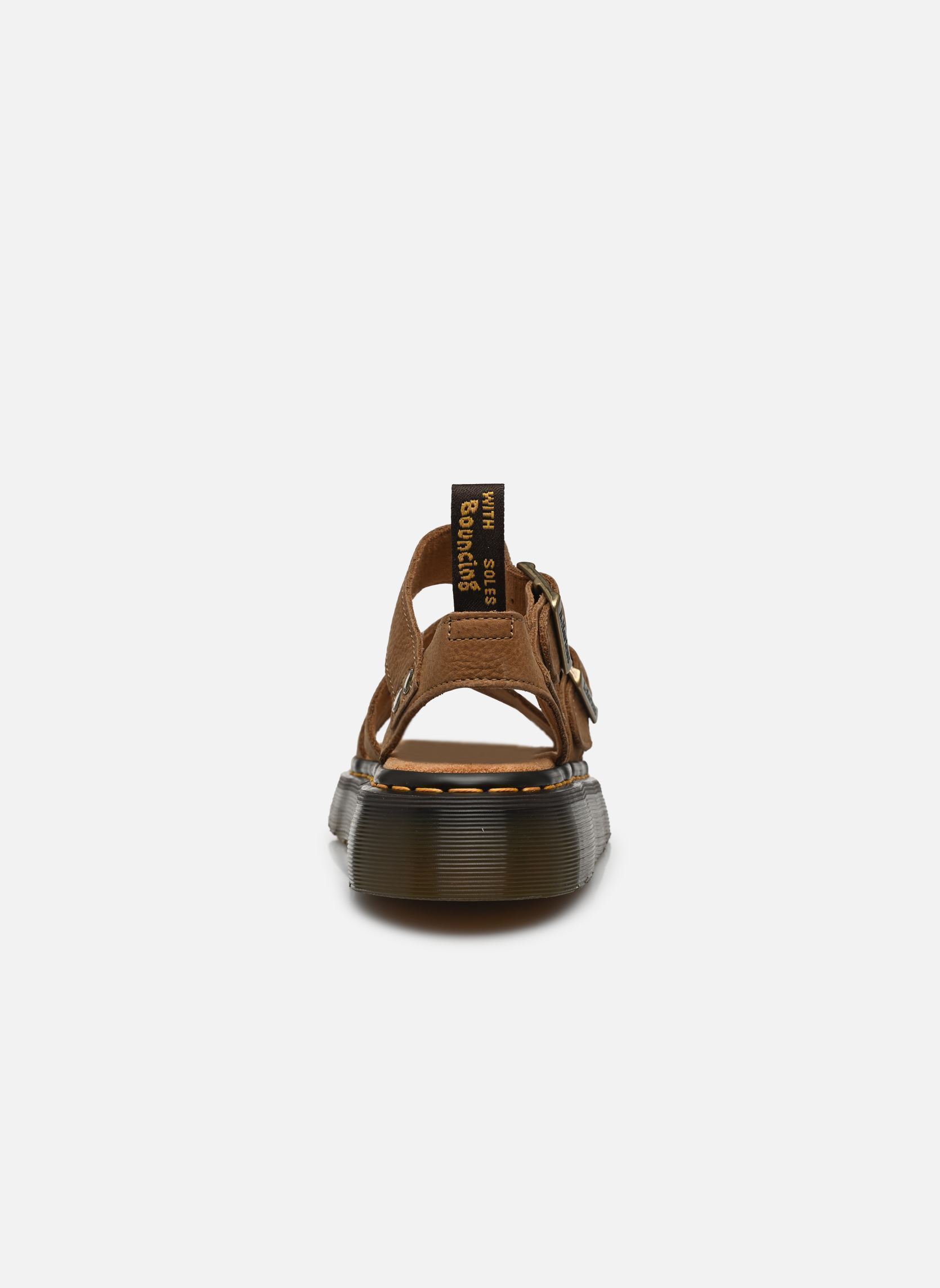 Keil- und Plateausandalen Gryphon Quad damen beige Dr. Martens Keil- und Plateausandalen Gryphon Quad damen beige SAVANNAH TAN TUMBLED NUBUCK
