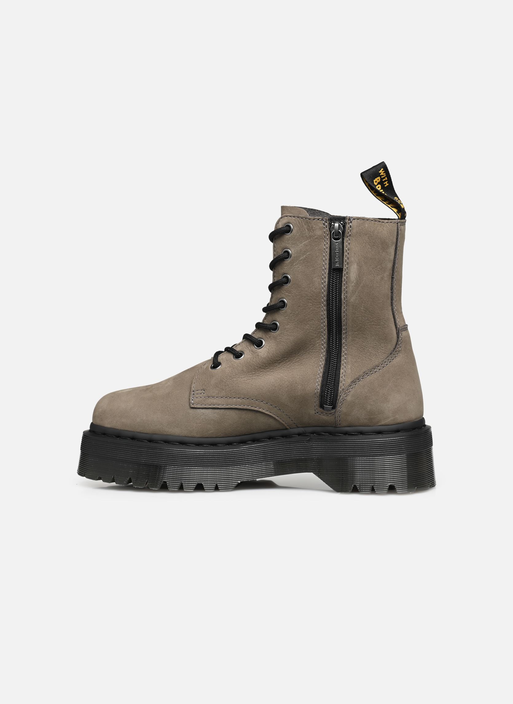 Bottines à lacets Jadon M homme gris Dr. Martens Bottines à lacets Jadon M homme gris NICKEL GREY MILLED NUBUCK WP