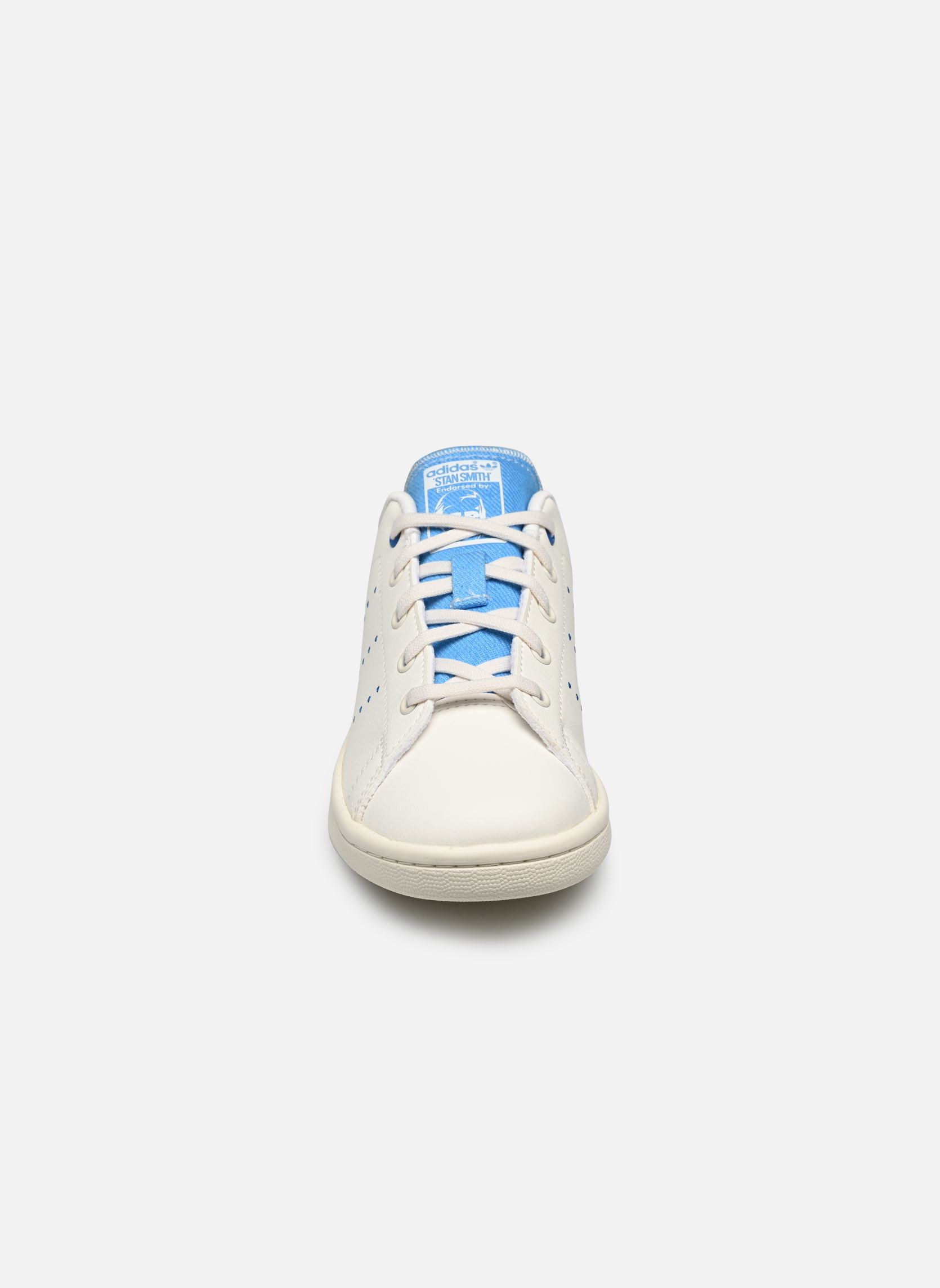 Niedrige Sneaker Stan Smith weiß adidas originals Niedrige Sneaker Stan Smith weiß Clowhi/Blubir/Ltblue