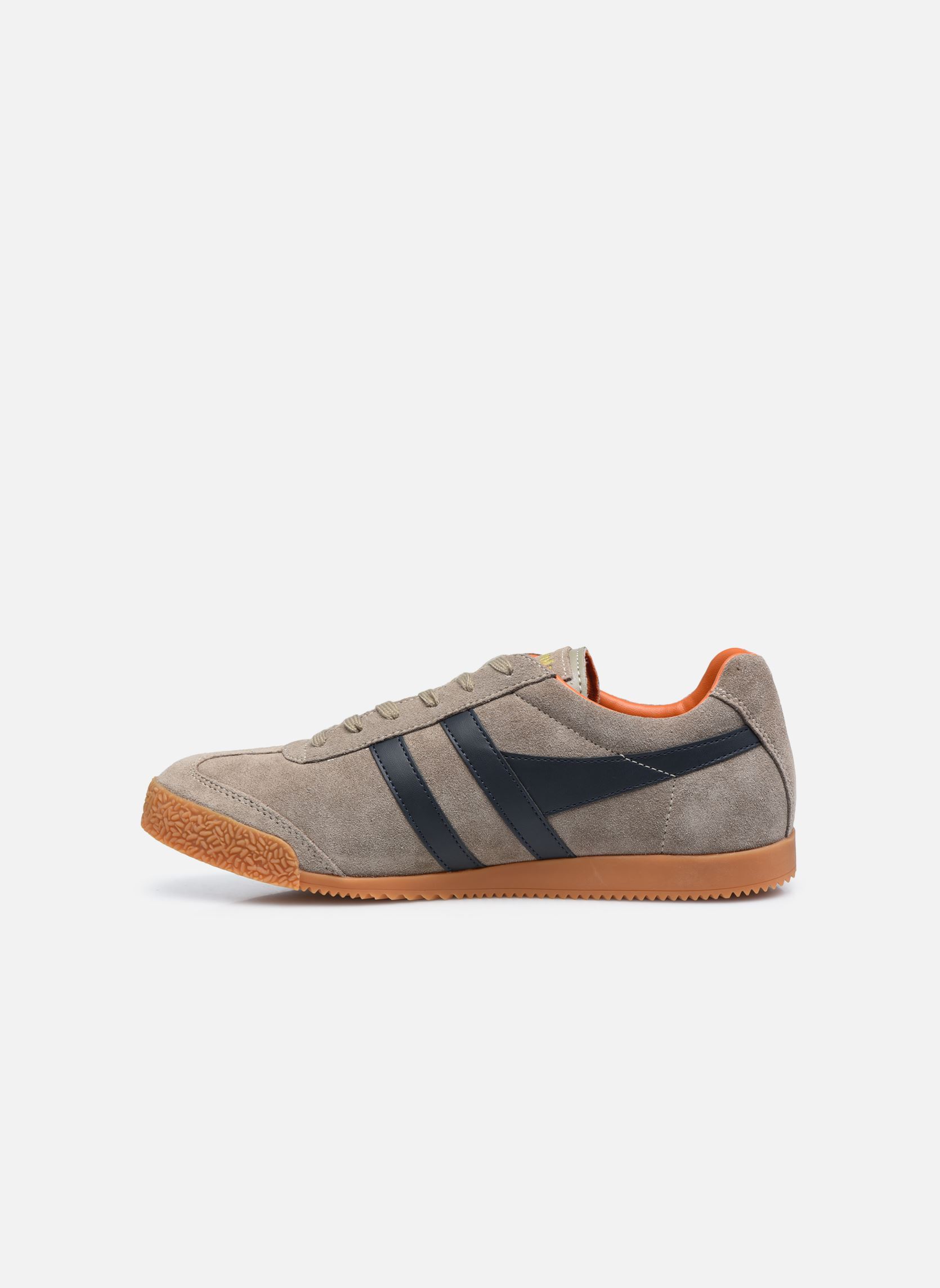 Niedrige Sneaker Harrier Suede herren beige Gola Niedrige Sneaker Harrier Suede herren beige RHINO-NAVY-MOODY ORANGE