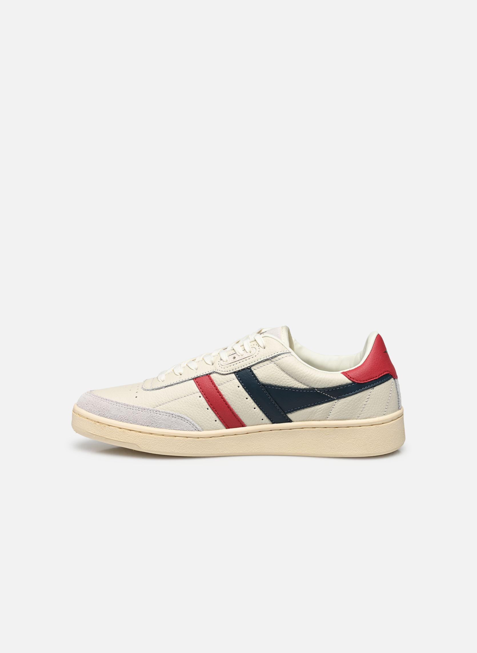 Baskets basses Contact Leather M homme blanc Gola Baskets basses Contact Leather M homme blanc OFF WHITE VINTAGE BLUE DEEP RE