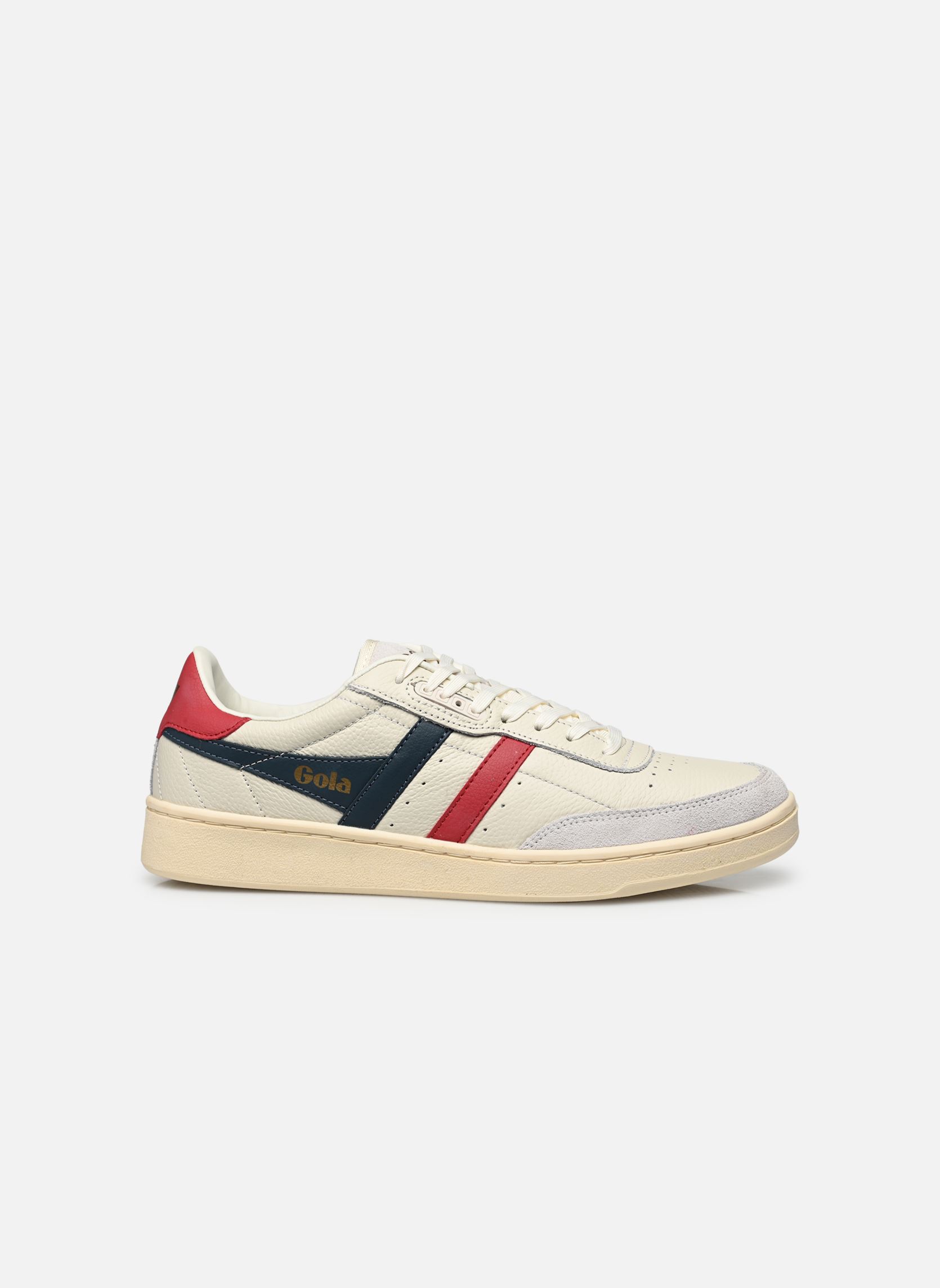 Baskets basses Contact Leather M homme blanc Gola Baskets basses Contact Leather M homme blanc OFF WHITE VINTAGE BLUE DEEP RE