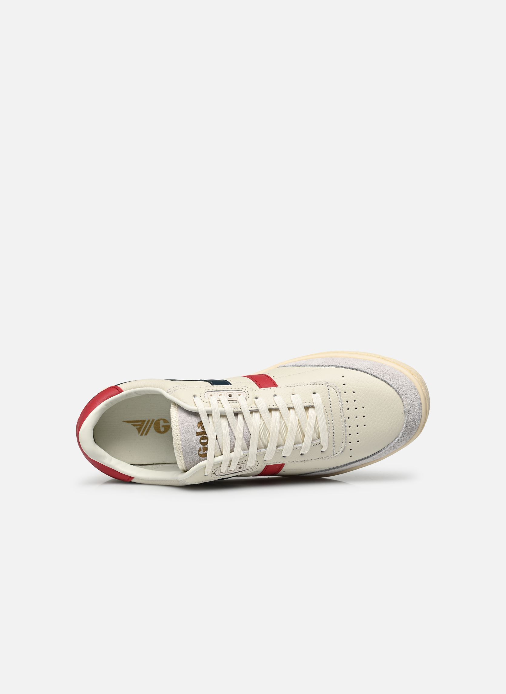 Baskets basses Contact Leather M homme blanc Gola Baskets basses Contact Leather M homme blanc OFF WHITE VINTAGE BLUE DEEP RE