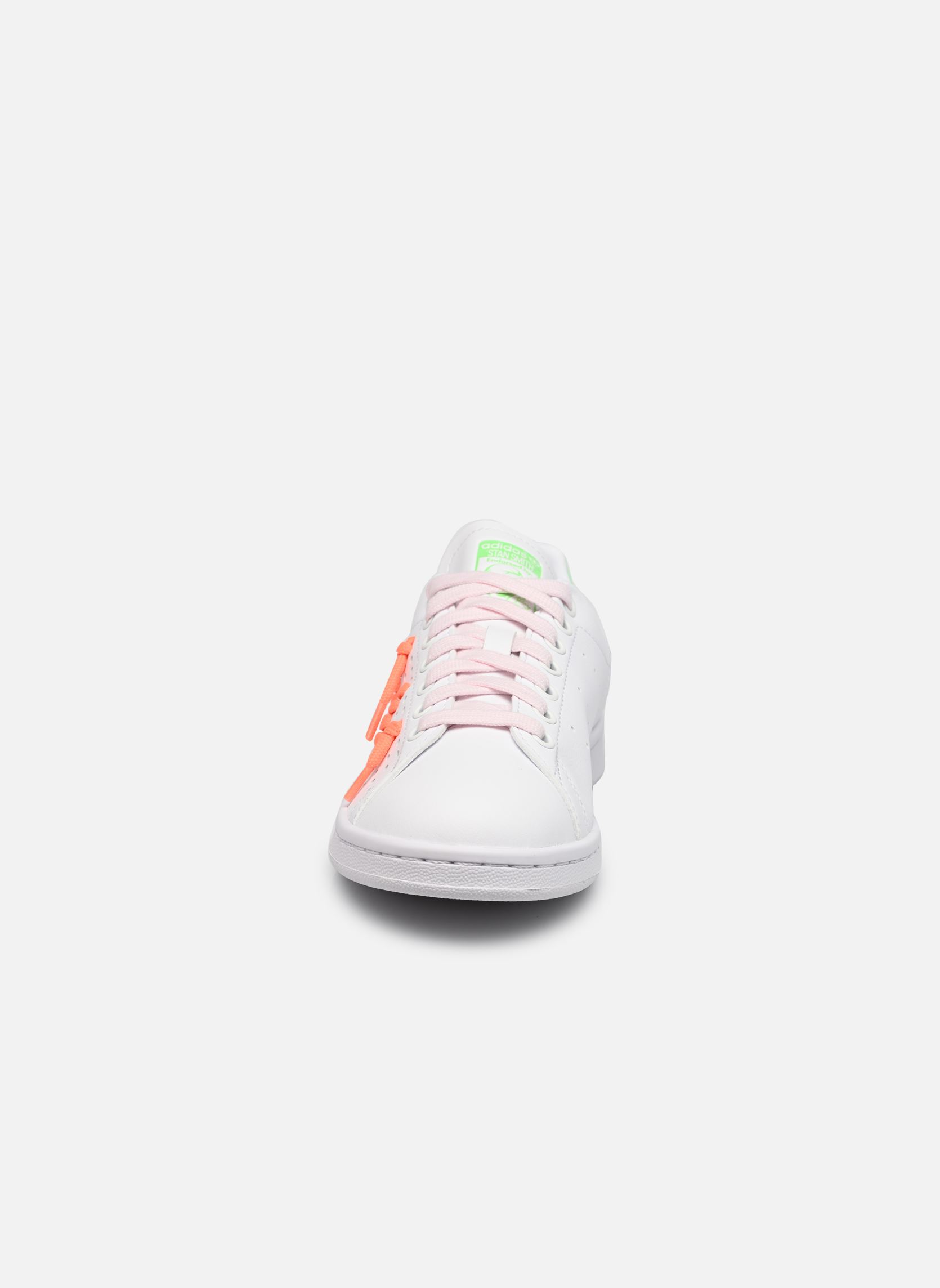 Niedrige Sneaker Stan Smith W damen weiß adidas originals Niedrige Sneaker Stan Smith W damen weiß FTWWHT/ALMPNK/BEAMGR