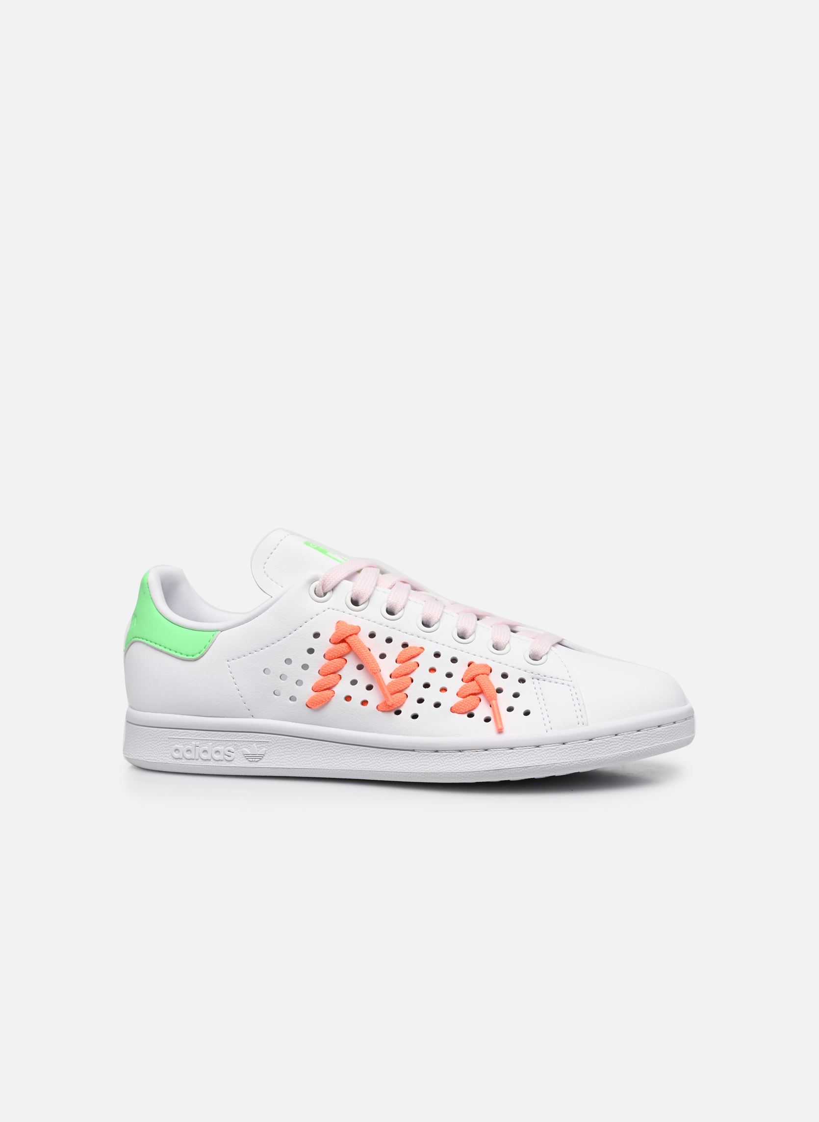 Niedrige Sneaker Stan Smith W damen weiß adidas originals Niedrige Sneaker Stan Smith W damen weiß FTWWHT/ALMPNK/BEAMGR